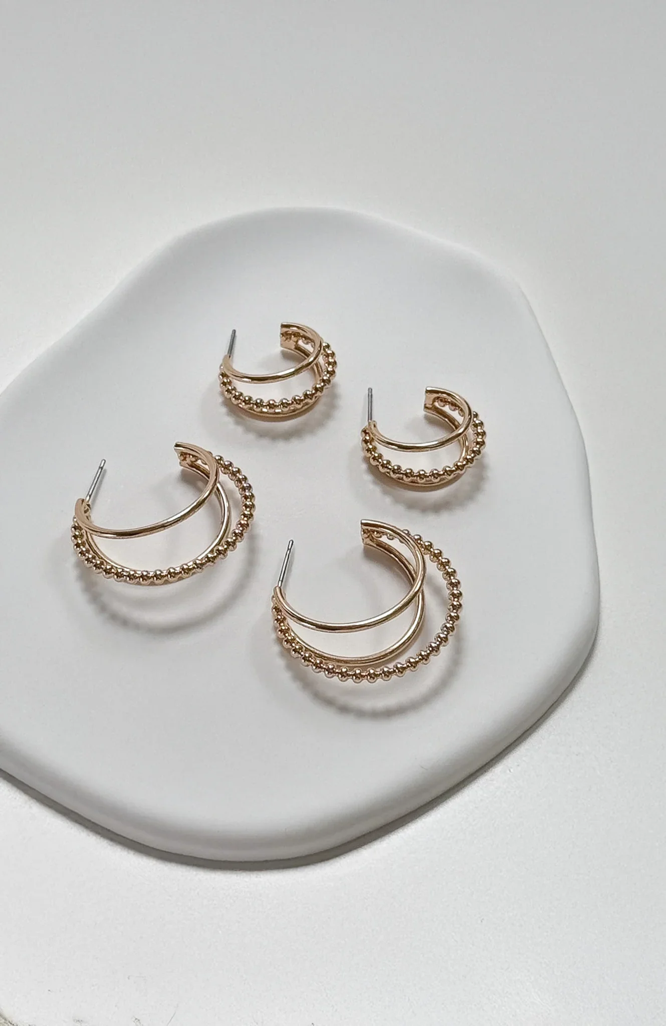Bridget Earring Set Gold