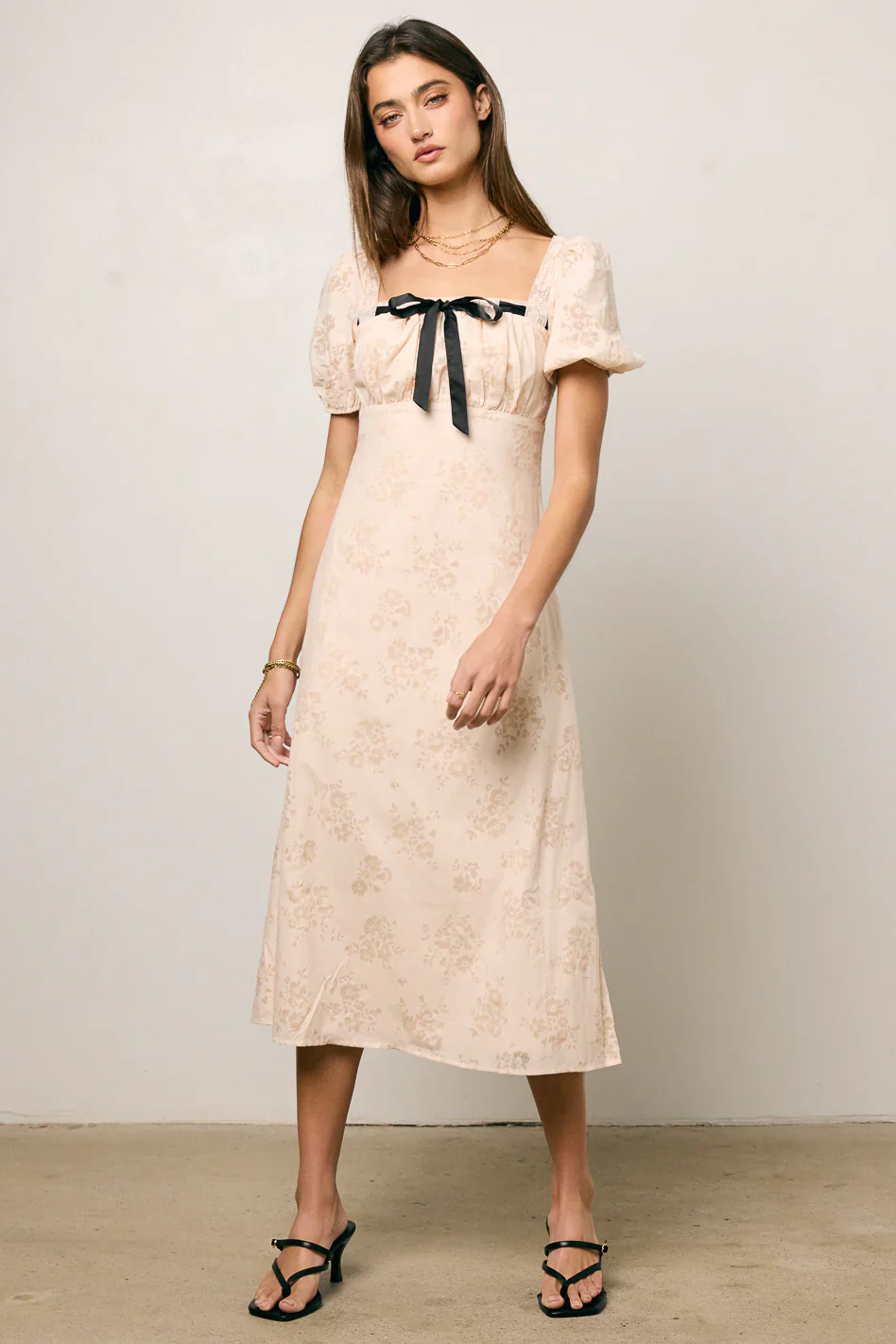 Mariah Floral Midi Dress