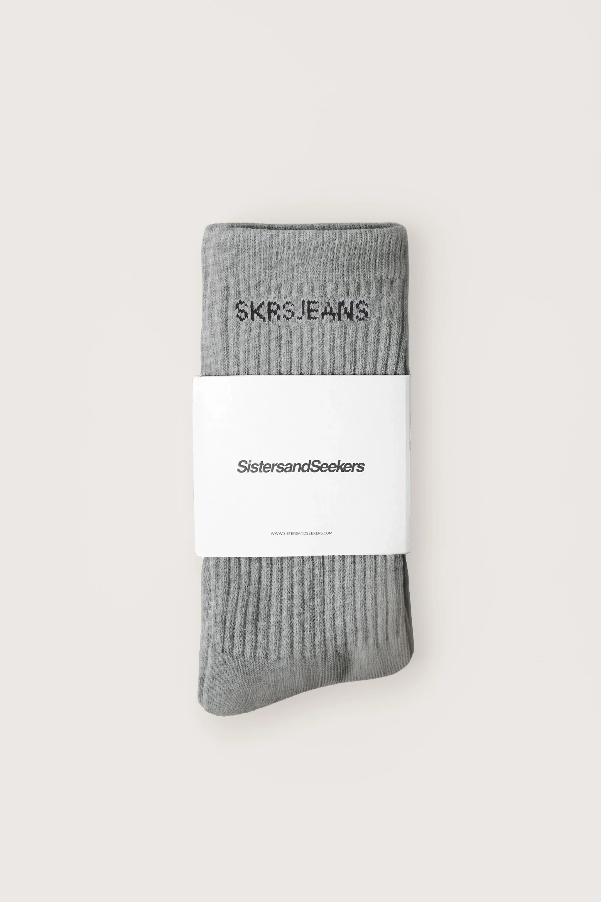 SKRS Classic Crew Socks in Grey