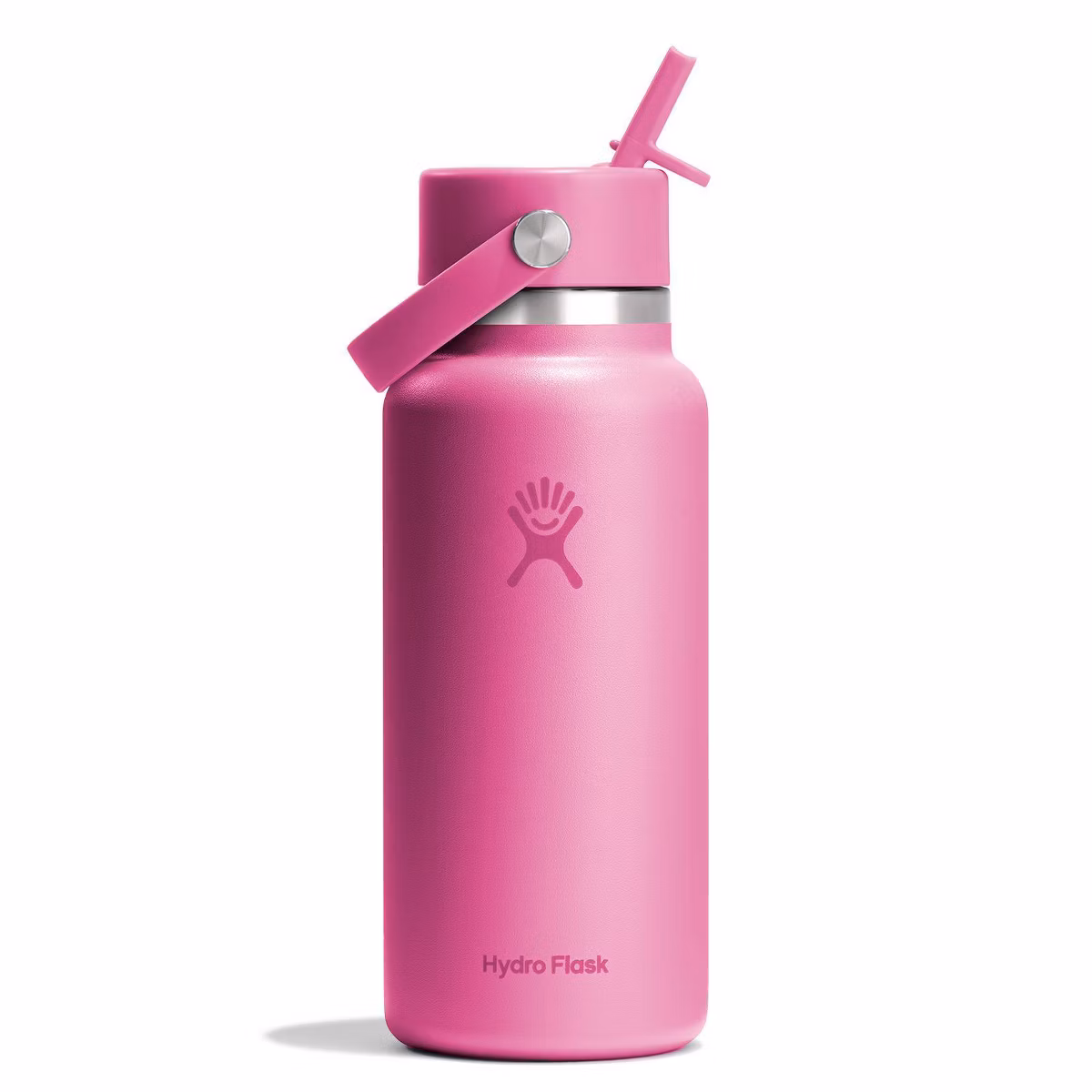 Hydro Flask 32fl oz Wide Mouth Flex Straw Bottle - Passion Pink