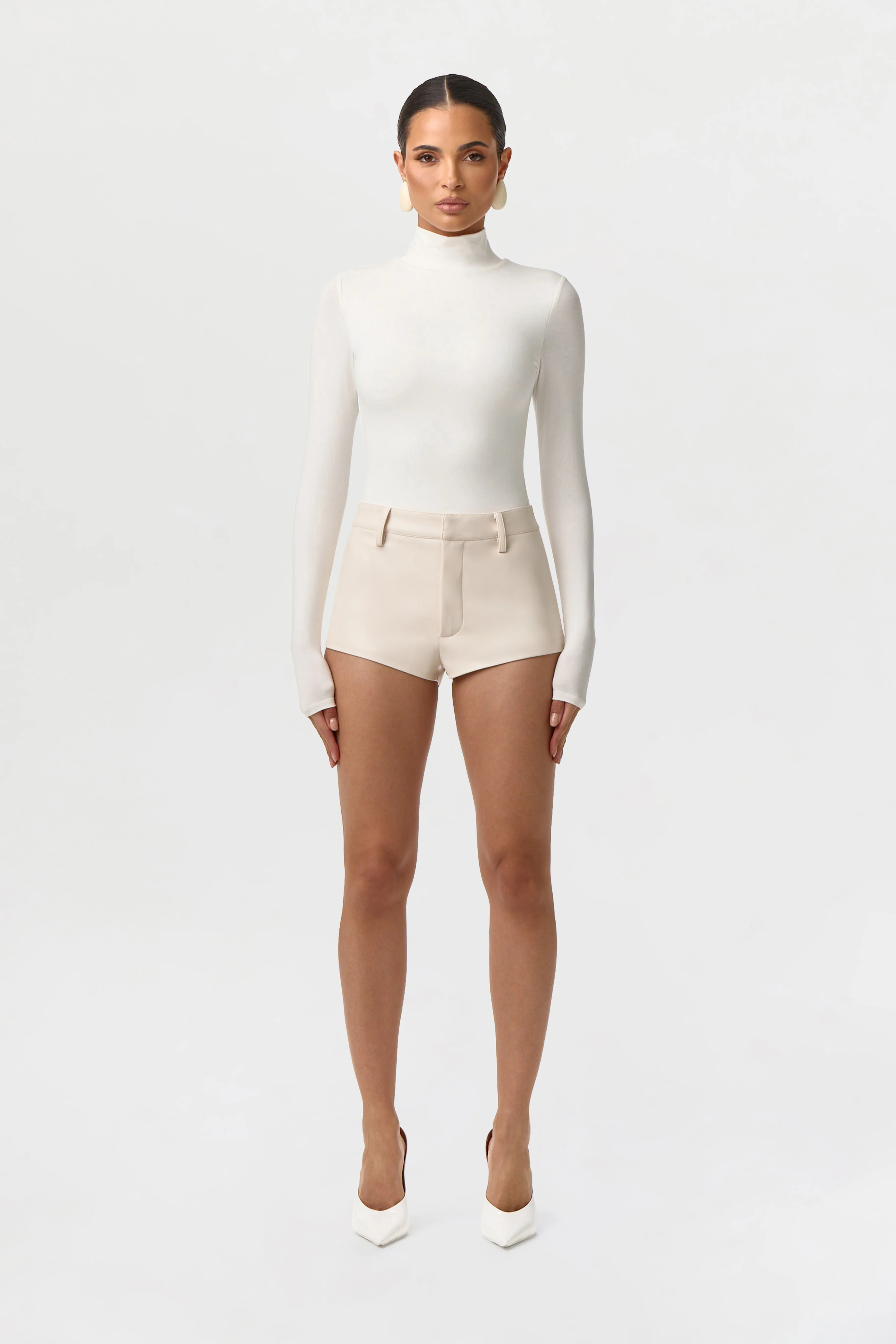 Vegan Leather Hot Pants