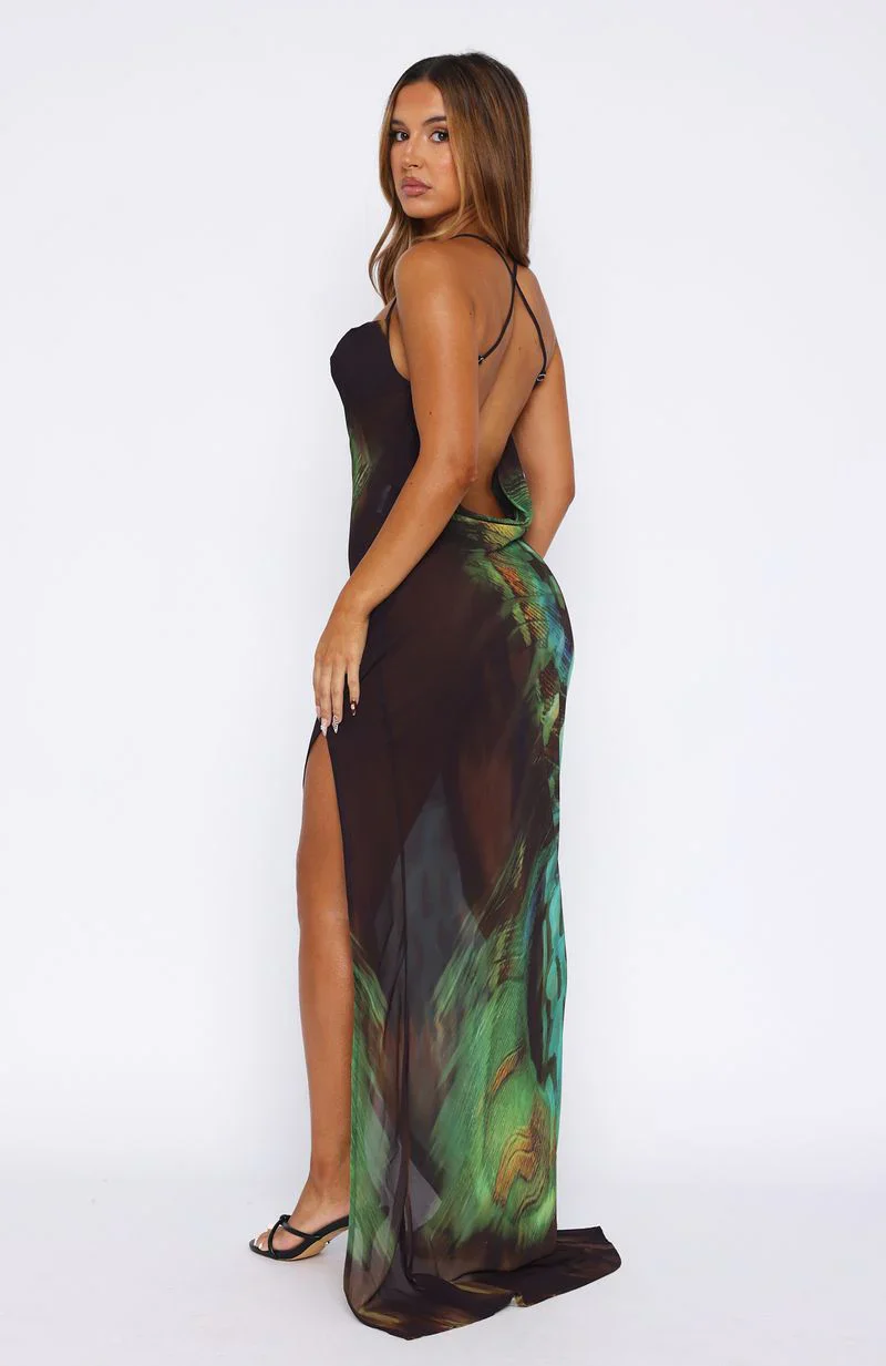 Secret Sounds Maxi Dress Butterfly Dreams