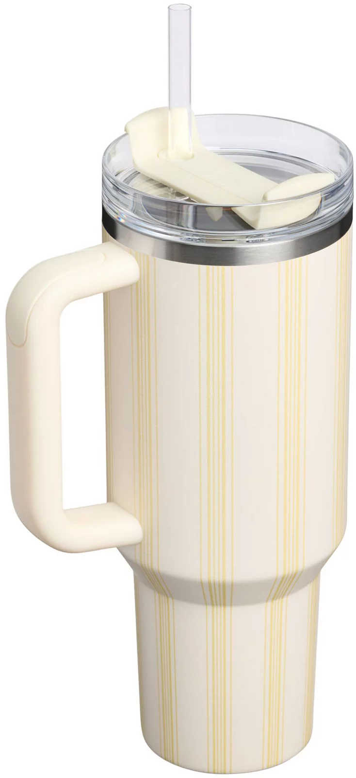 Stanley 40 oz. Quencher H2.0 FlowState Tumbler - Cream Picnic Stripe