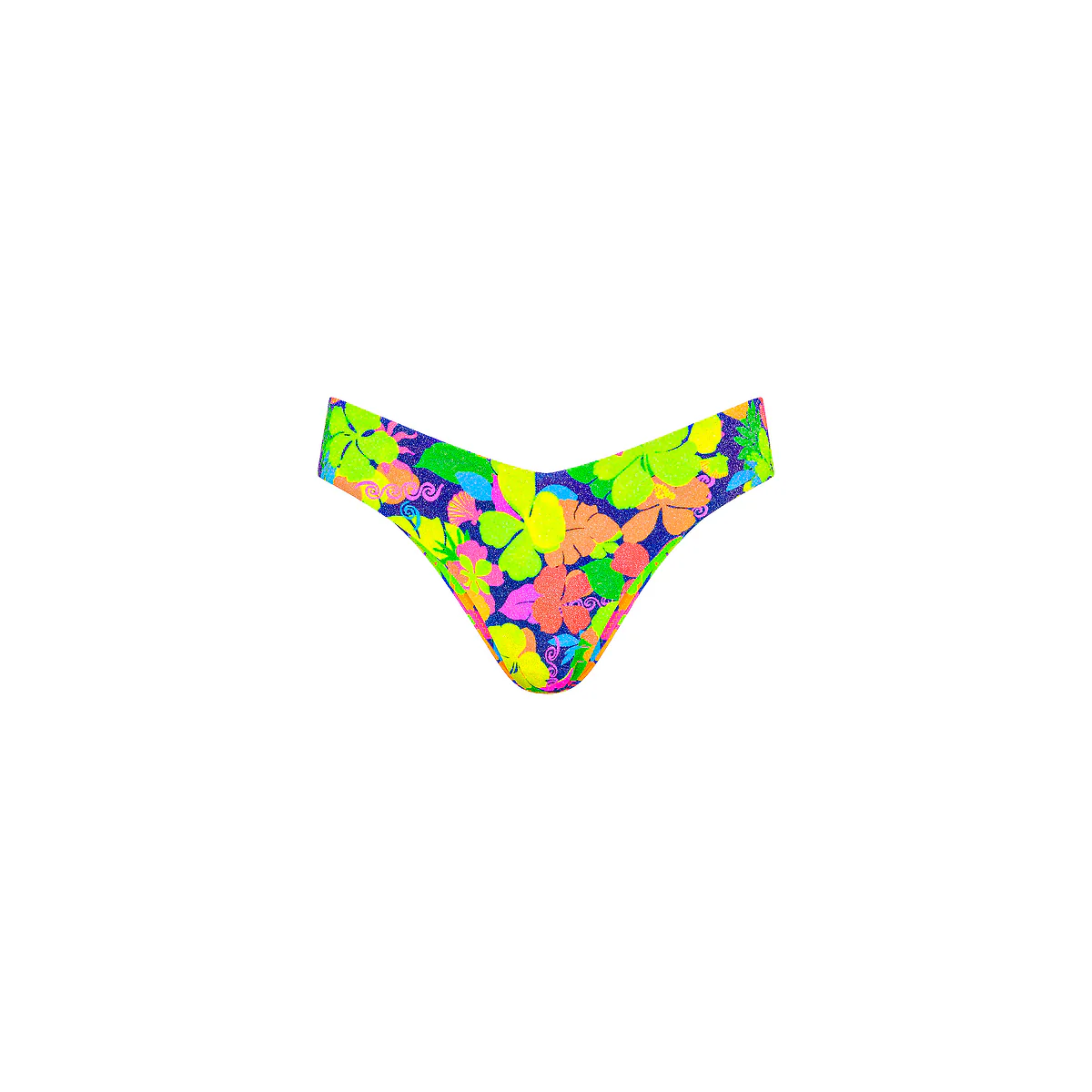 Cheeky V Bikini Bottom - Neon Sunset