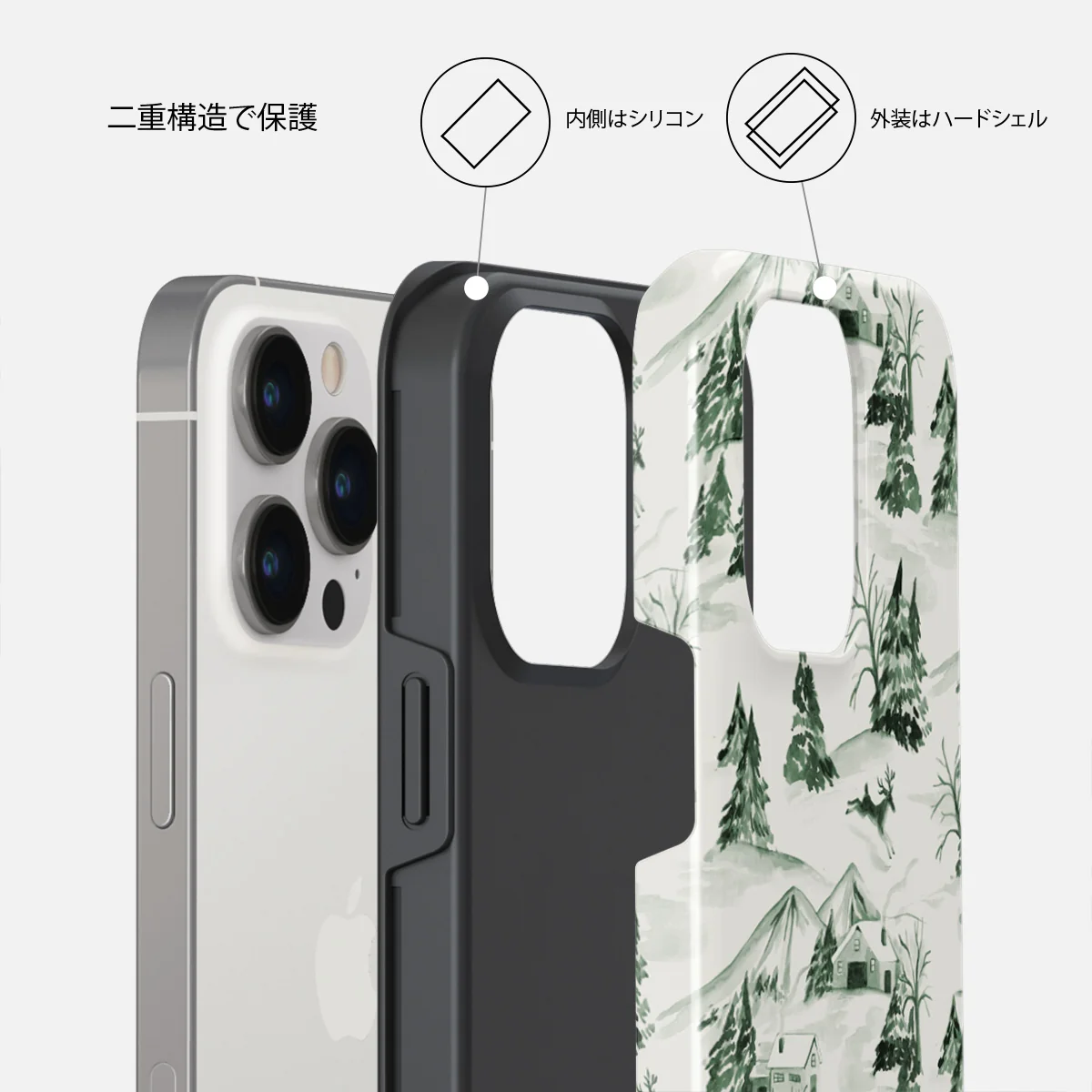 Pine Lodge - iPhone 13 Pro ケース