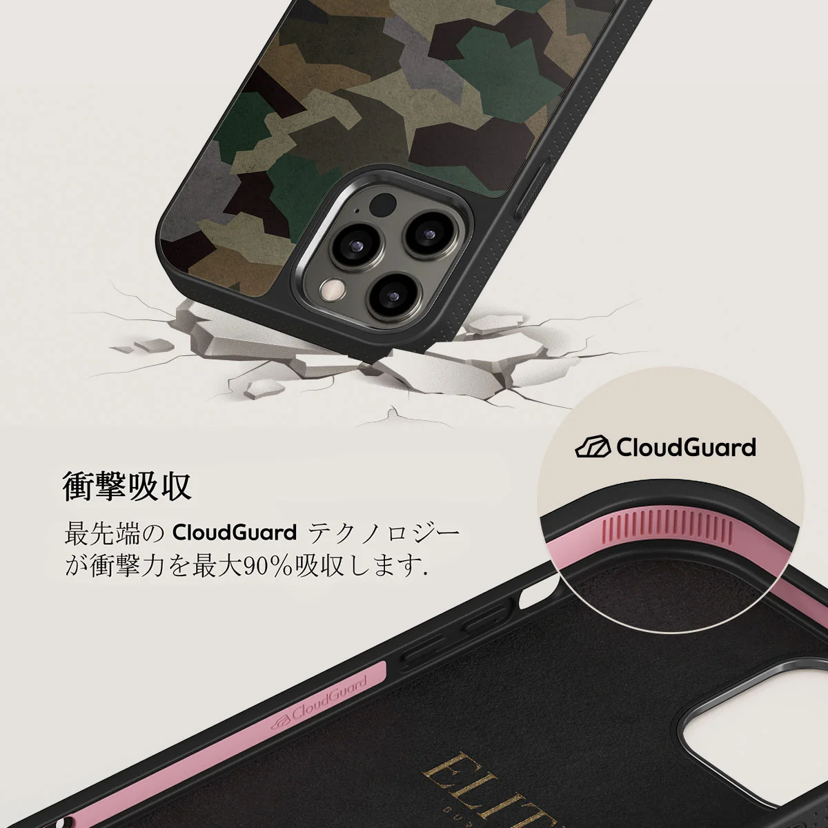 Tropical Green Camo - iPhone 12 Pro Max ケース
