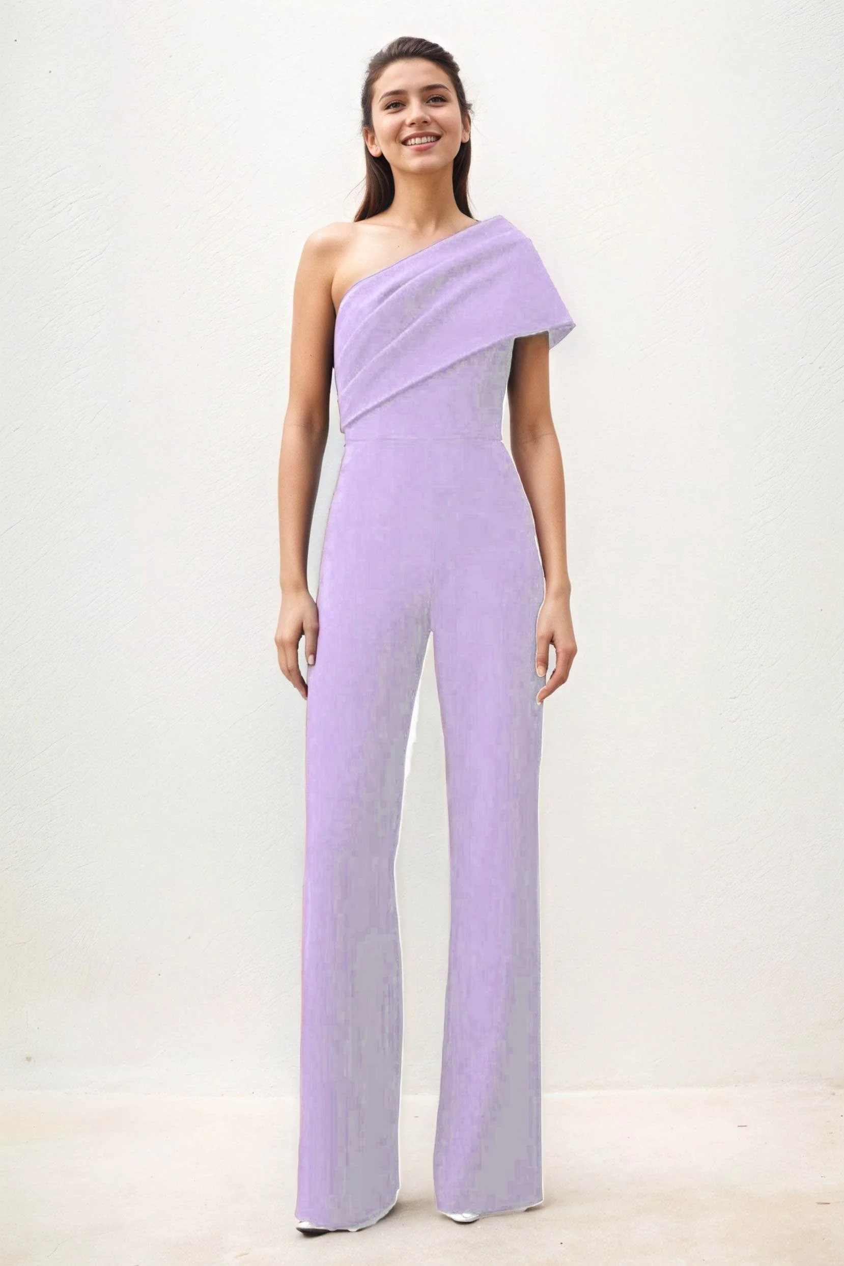 Jumpsuit Maxi Elastic Cloth Wedding Guest Dress CG0277