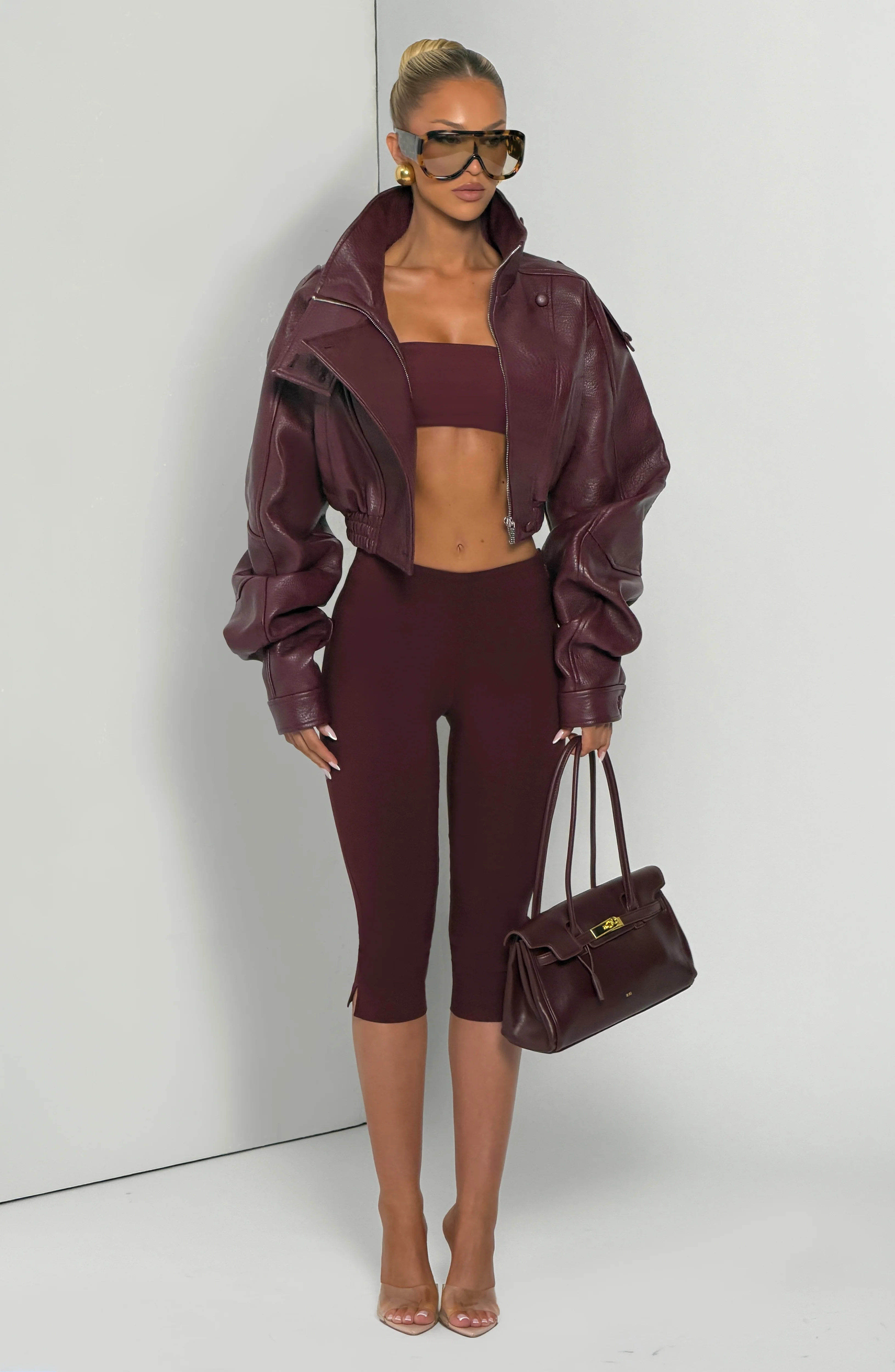 Bailey Jacket - Cherry Lacquer