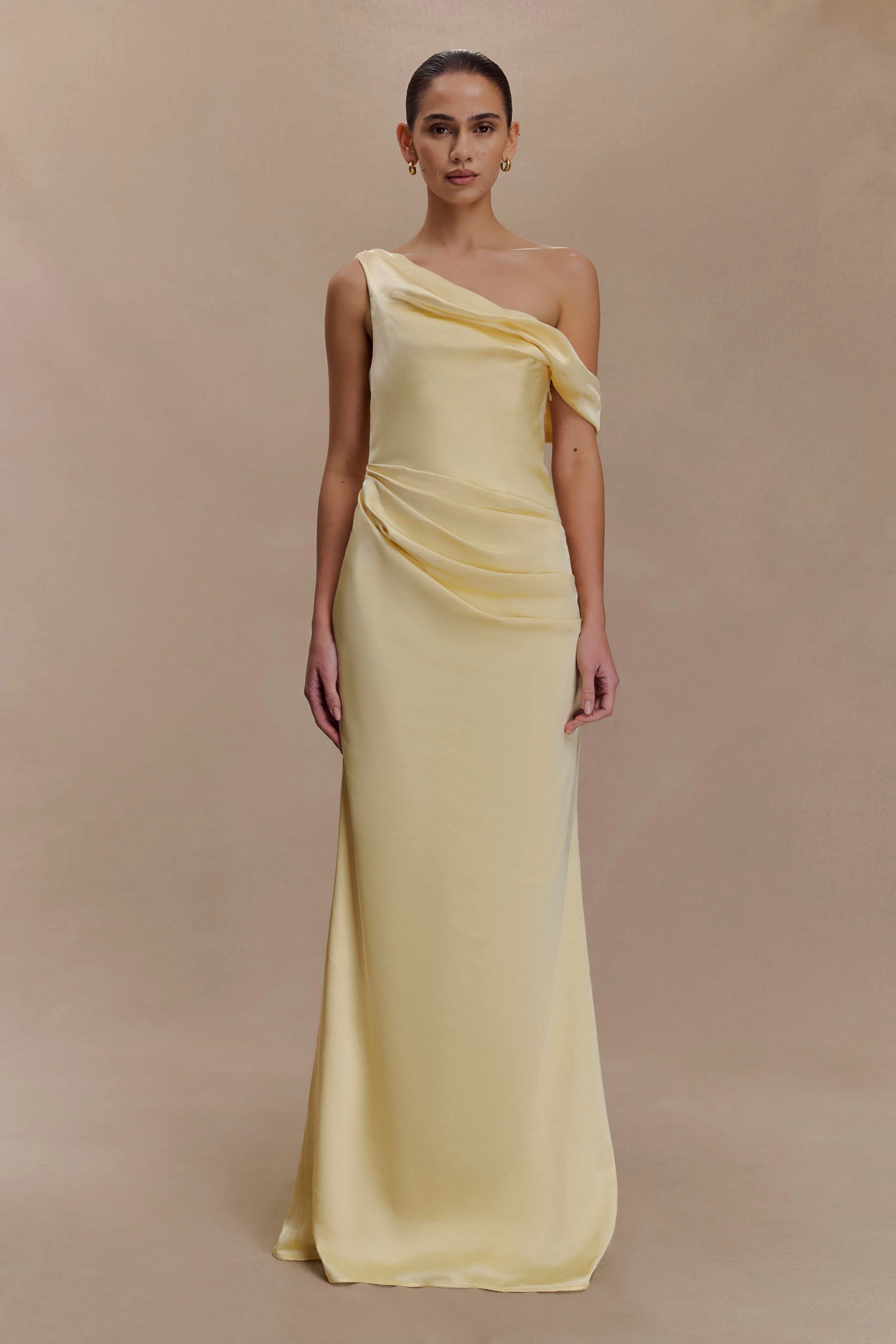 Dalia-Off-Shoulder-Satin-Maxi-Dress-Lemon