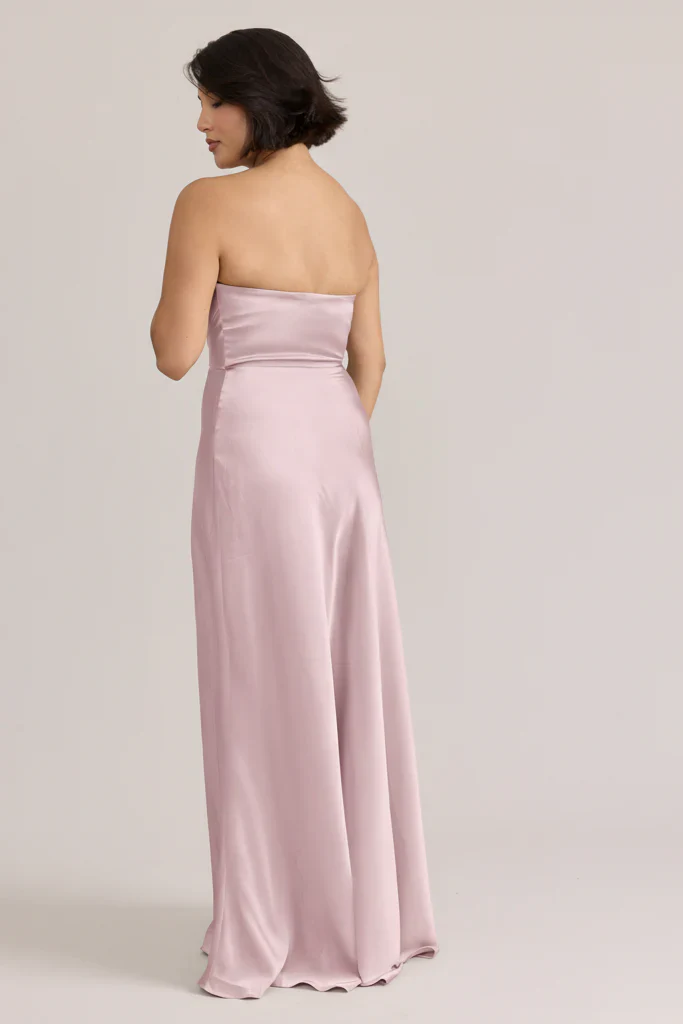 Ellapink Satin Dress | Ready To Ship | Perfect Pink