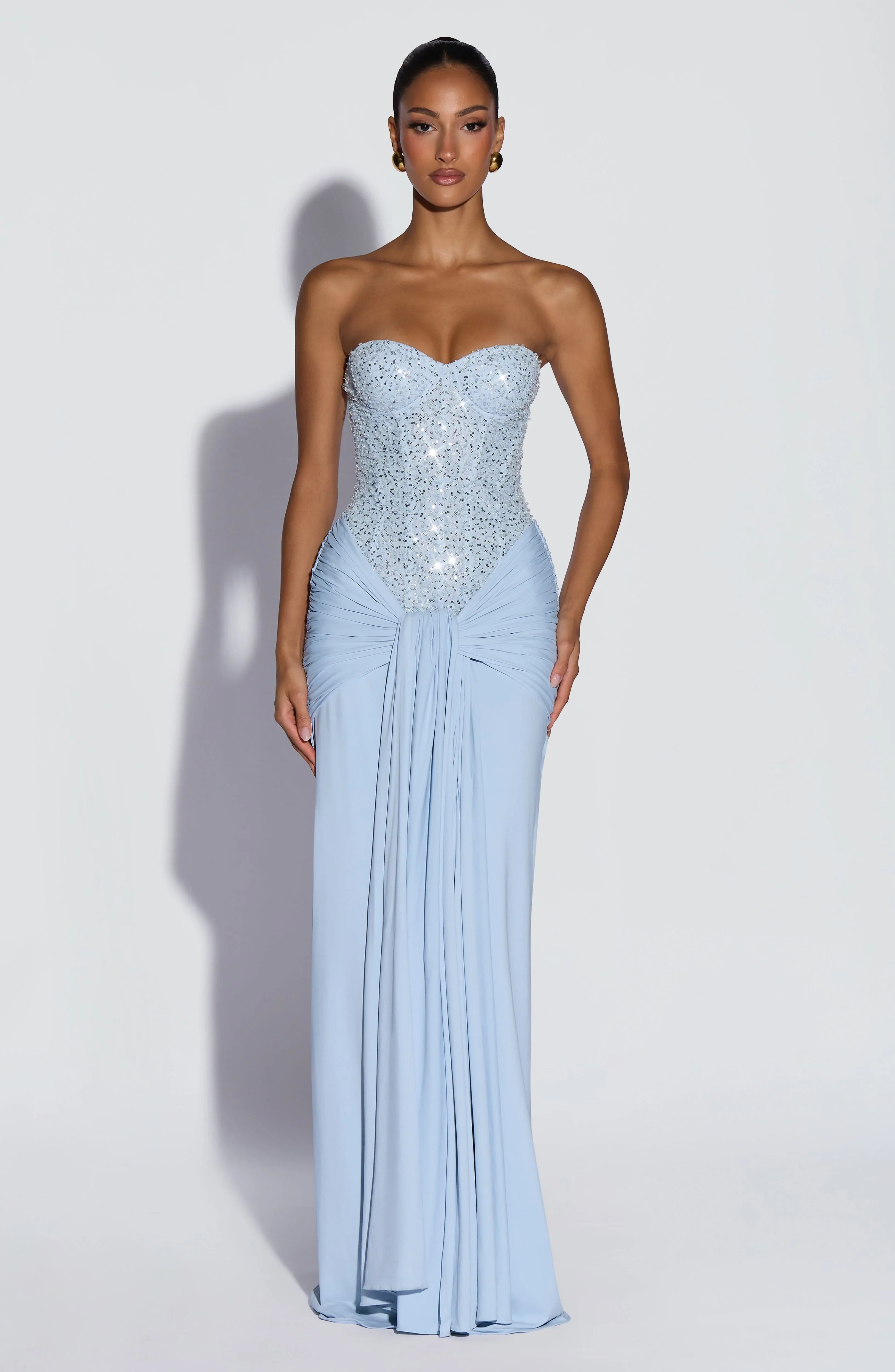 Carina Maxi Dress - Glacier Blue