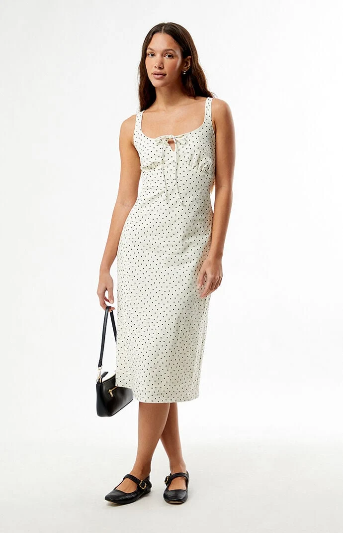 Rhythm Polka Dot Midi Dress