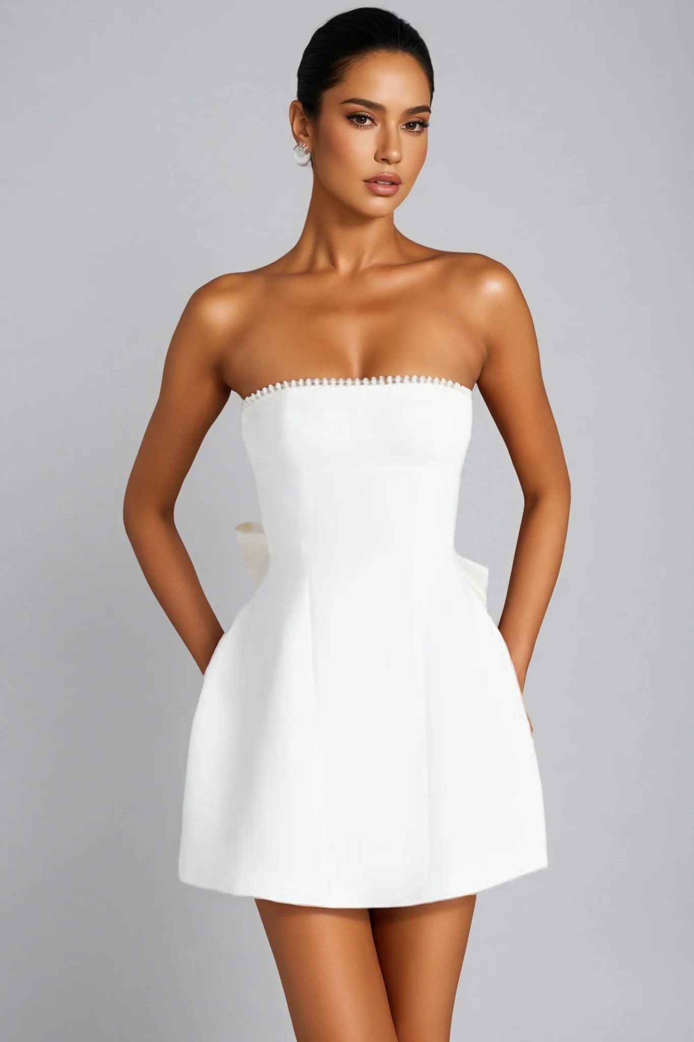 Raymos Backless Butterfly Mini Dress - luluinthesky