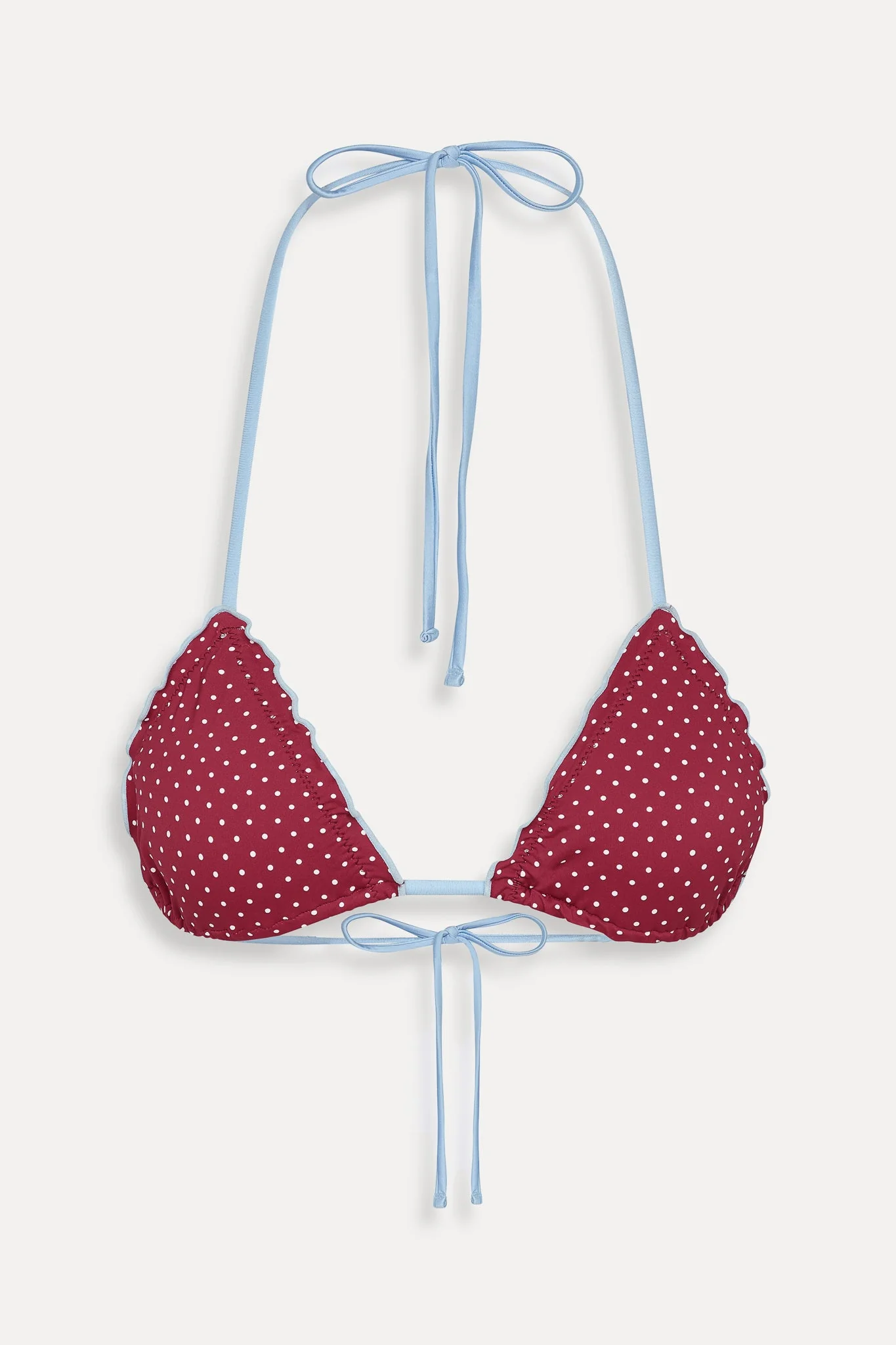 Tidal Polka Dot Bikini Top - Tuscany