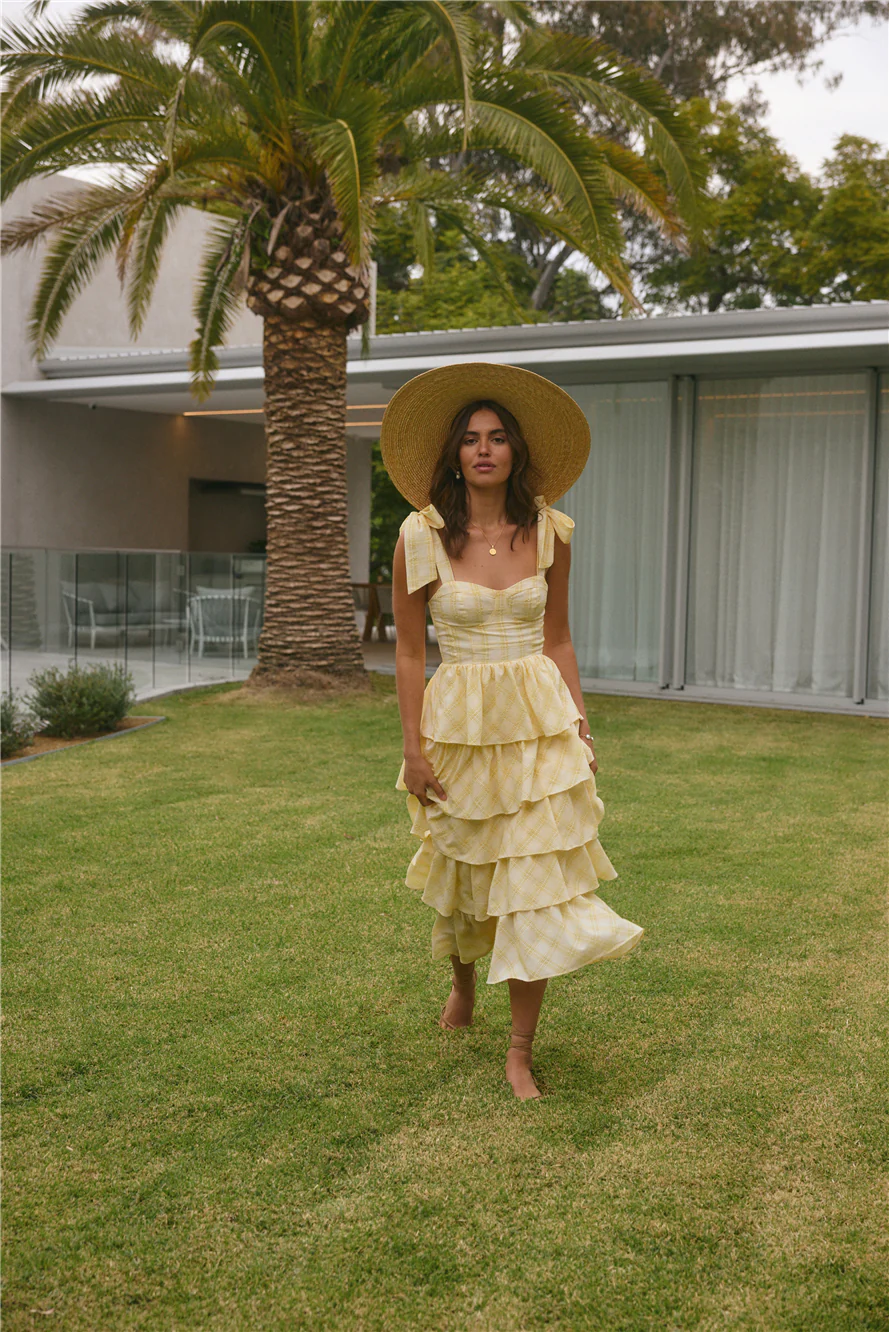 Dalia Maxi Dress Yellow