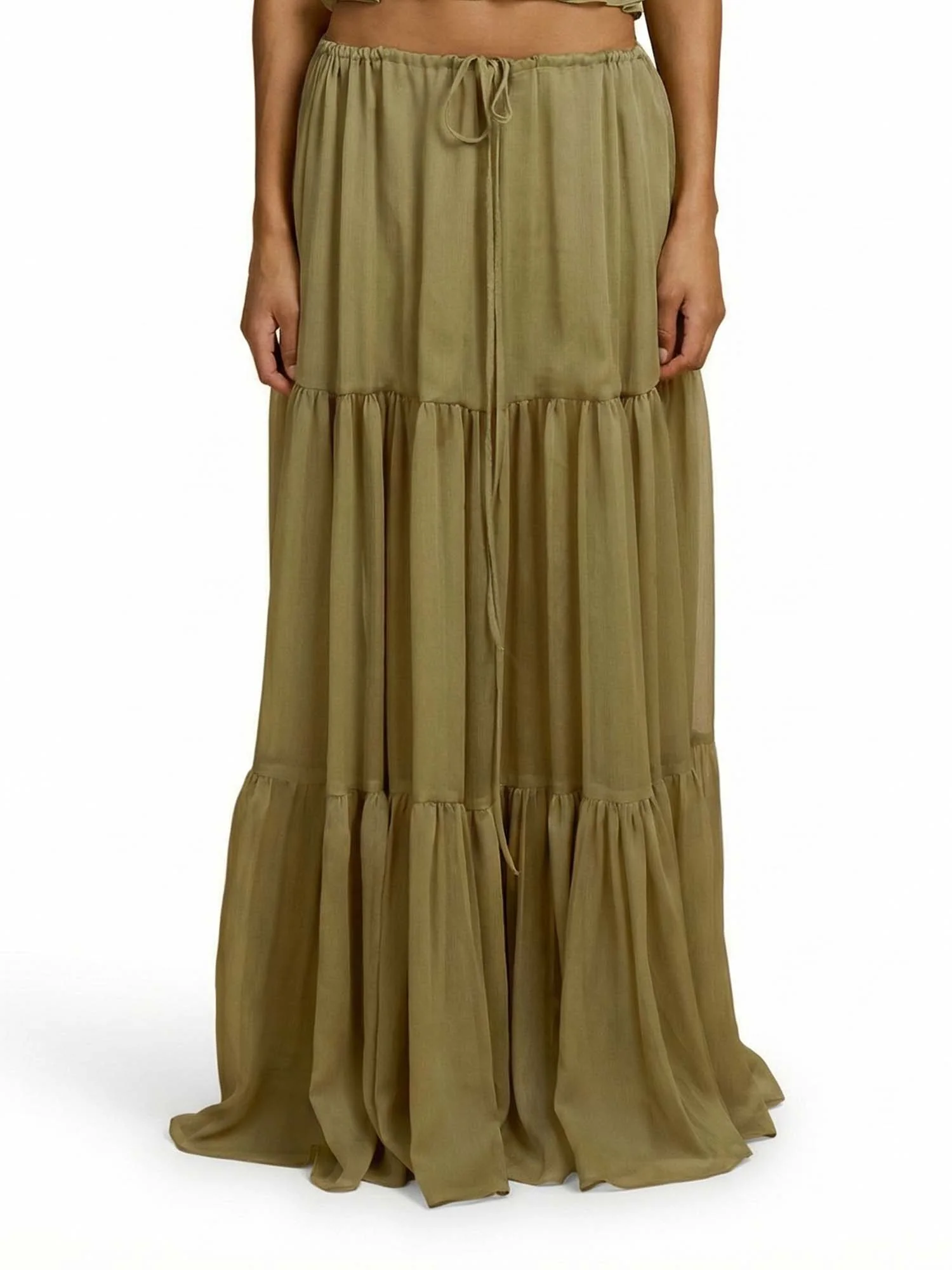 Olive Heritage Skirt