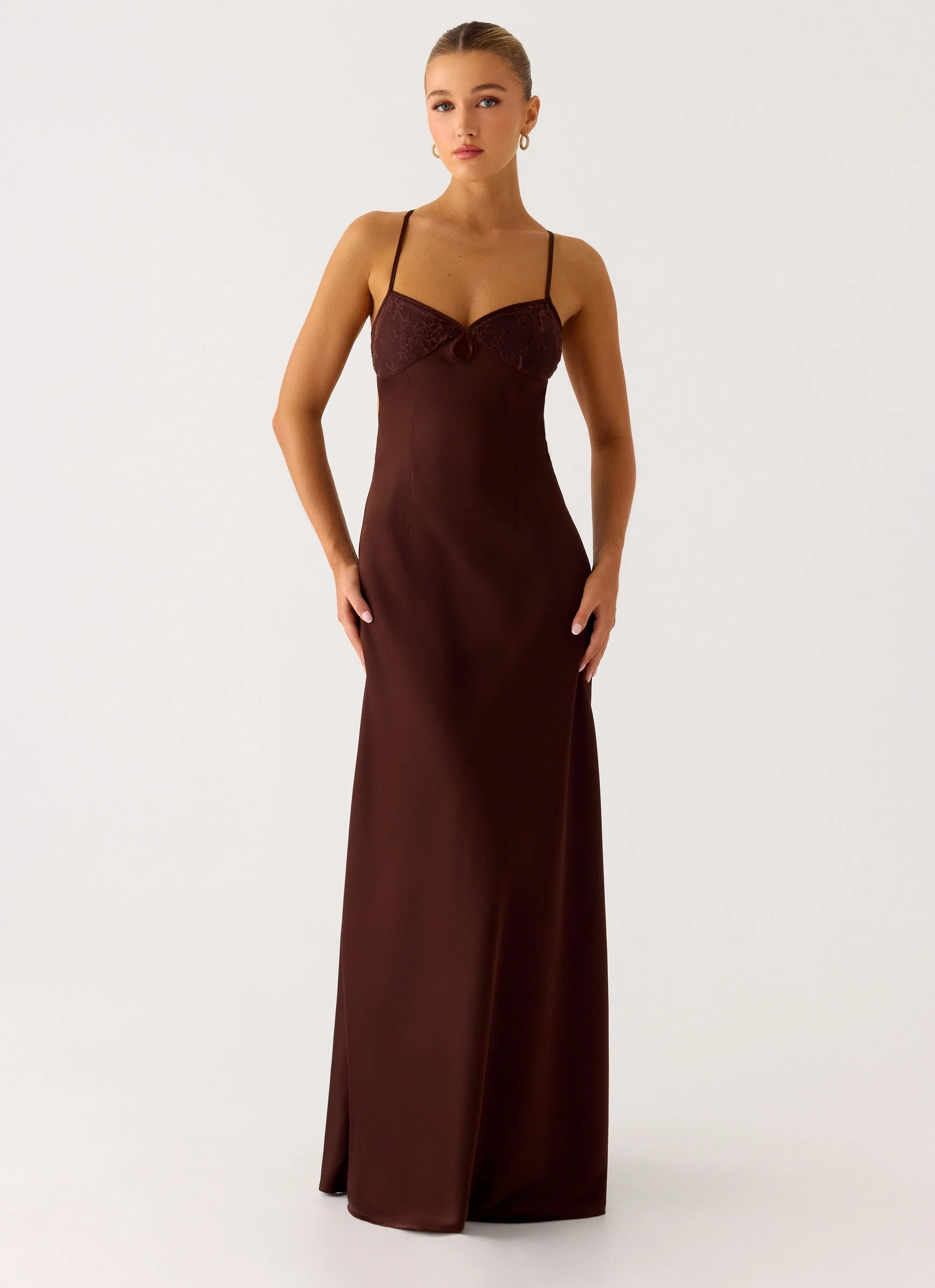 Joanie Maxi Dress - Chocolate