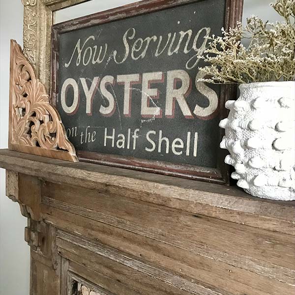 Architectural Salvage Natural Wooden Wall Gable