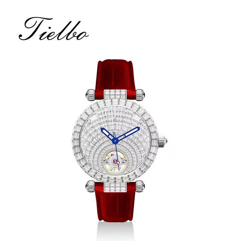 Stellar Night Automatic Watch – 38mm, Full Crystal T856L