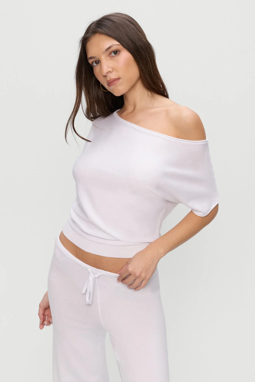 Mellow Knit Pants - White