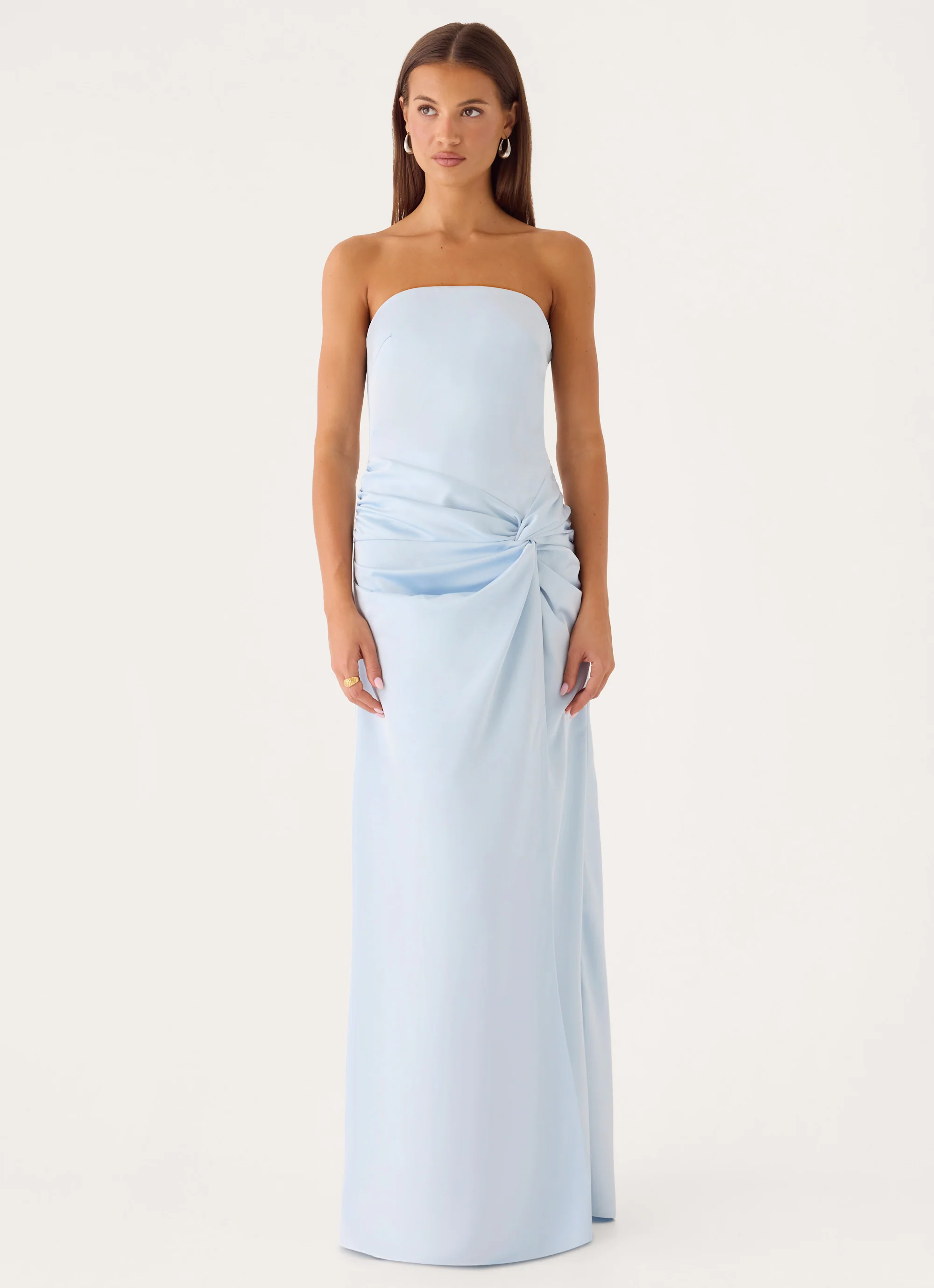 Conni Strapless Maxi Dress - Blue