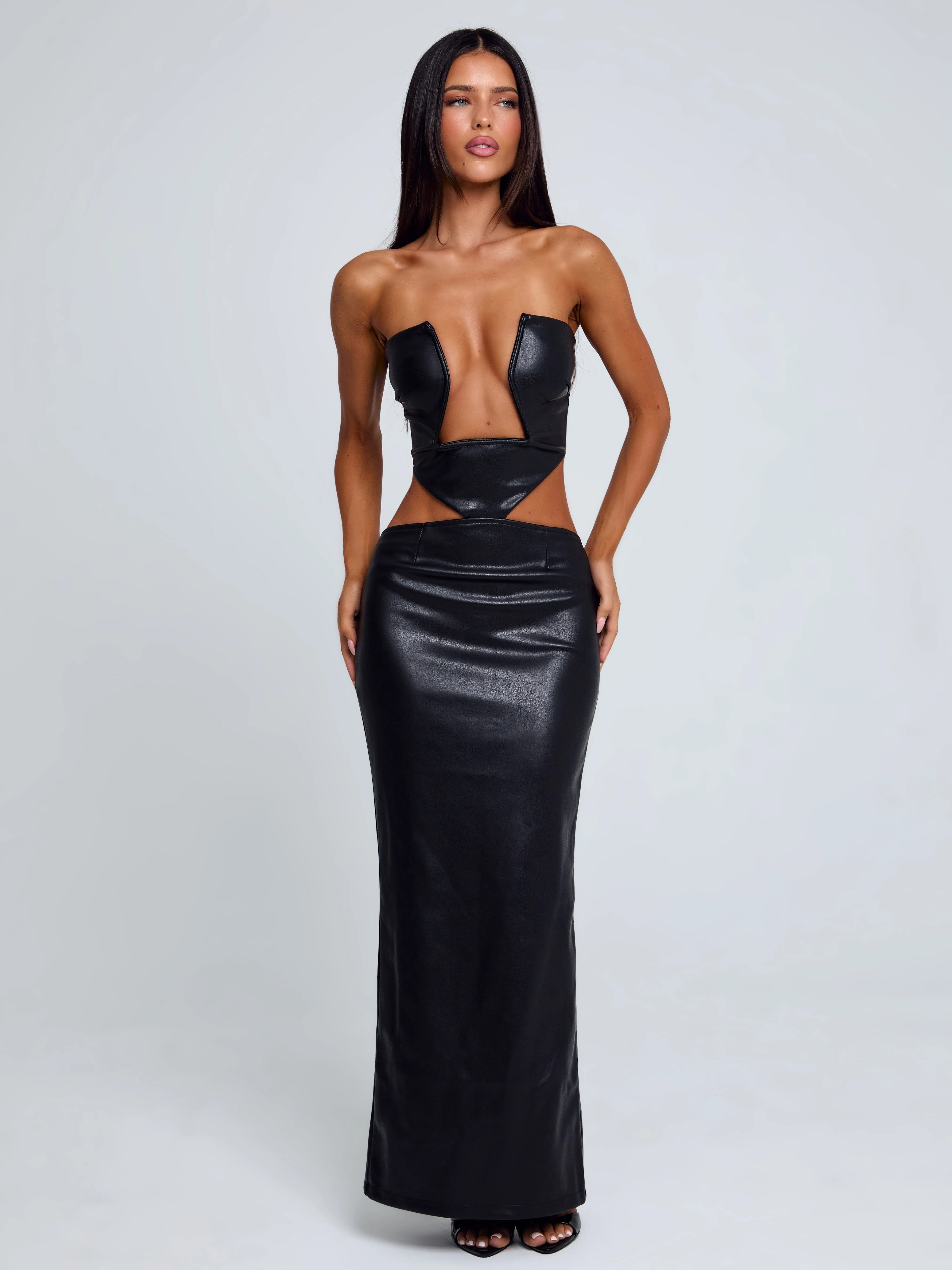 Milarae Midi Dress Black