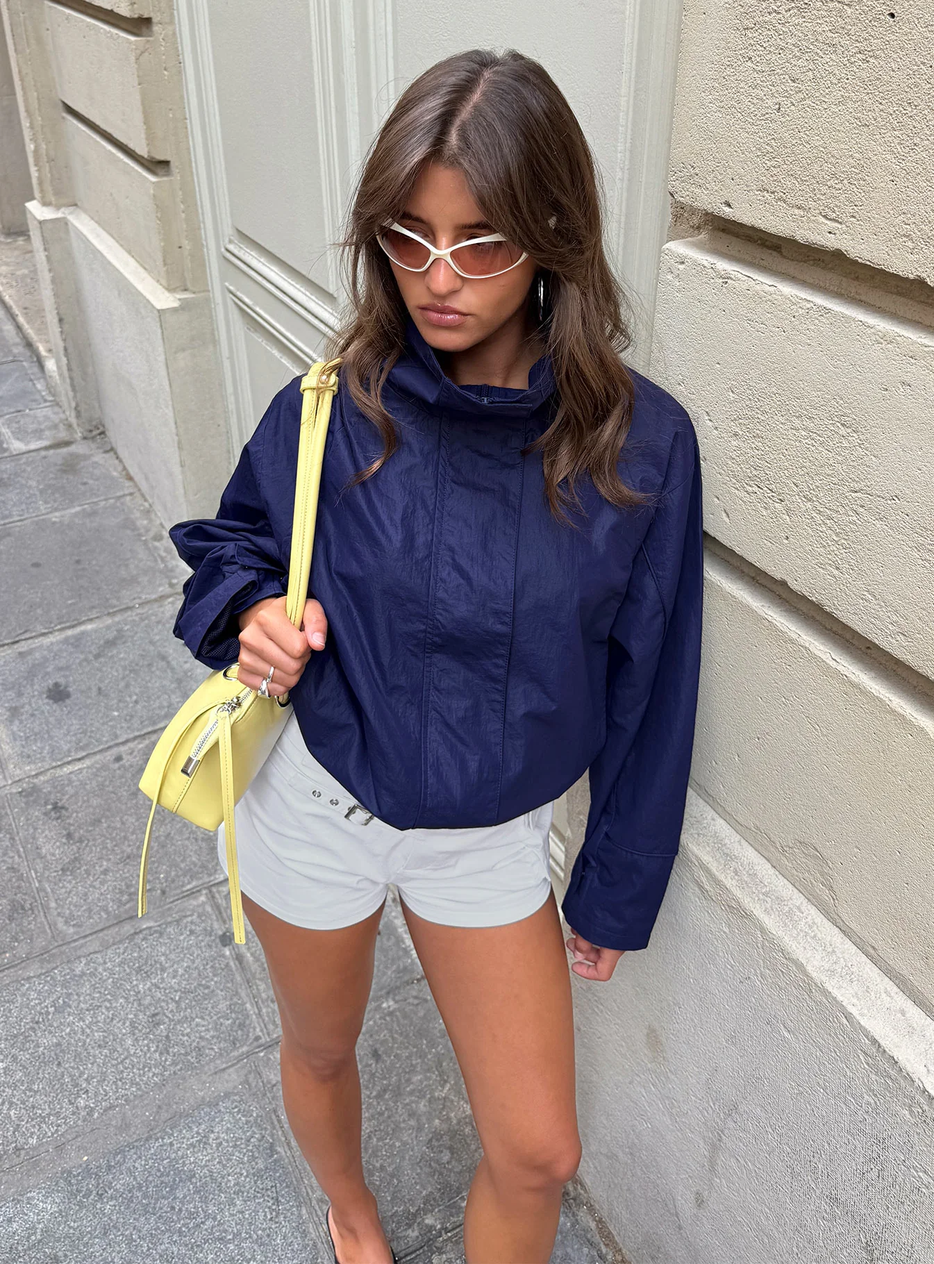 Shoreline Windbreaker Jacket Navy