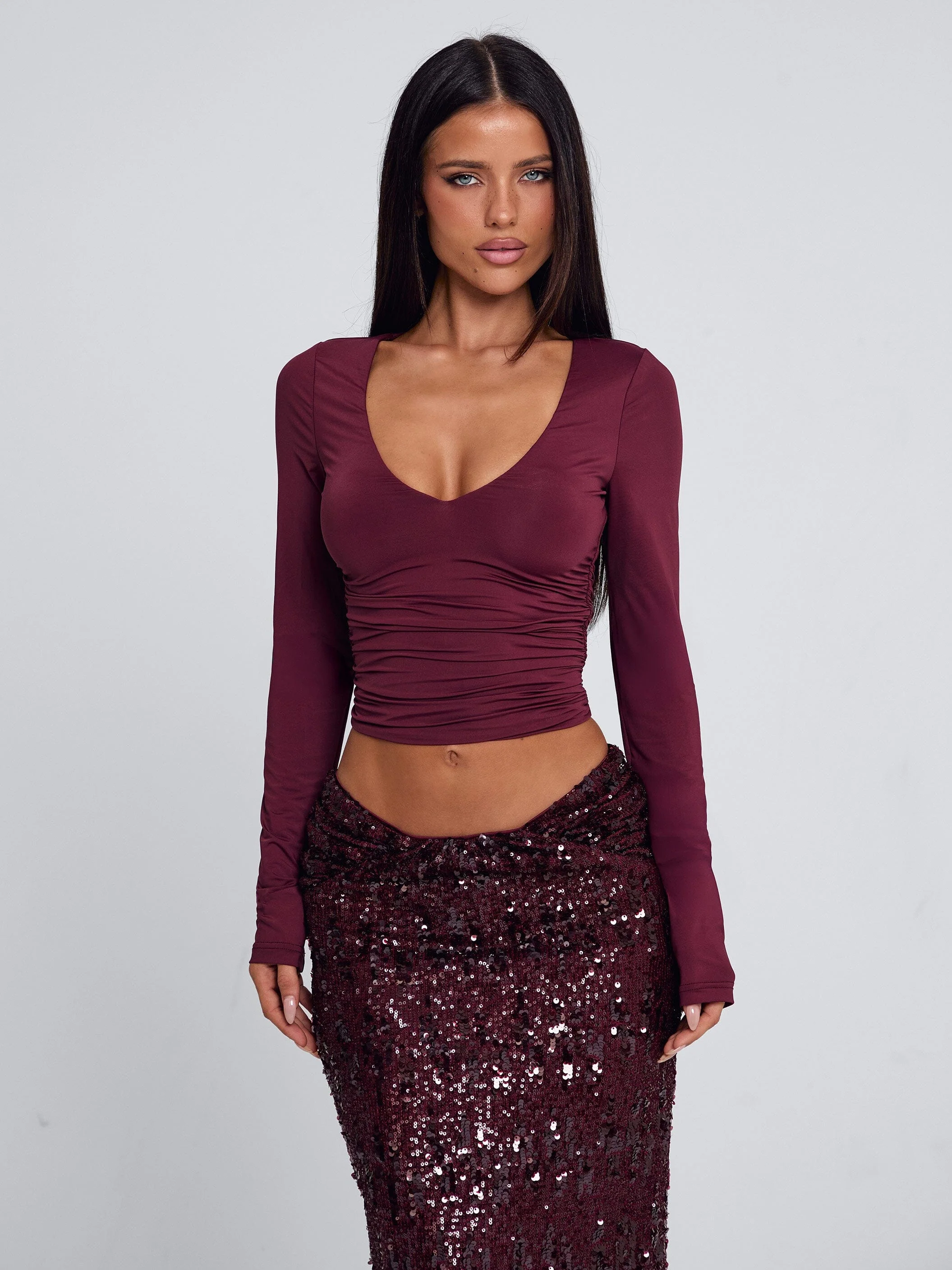 Camhilla-Top-Burgundy - luluinthesky