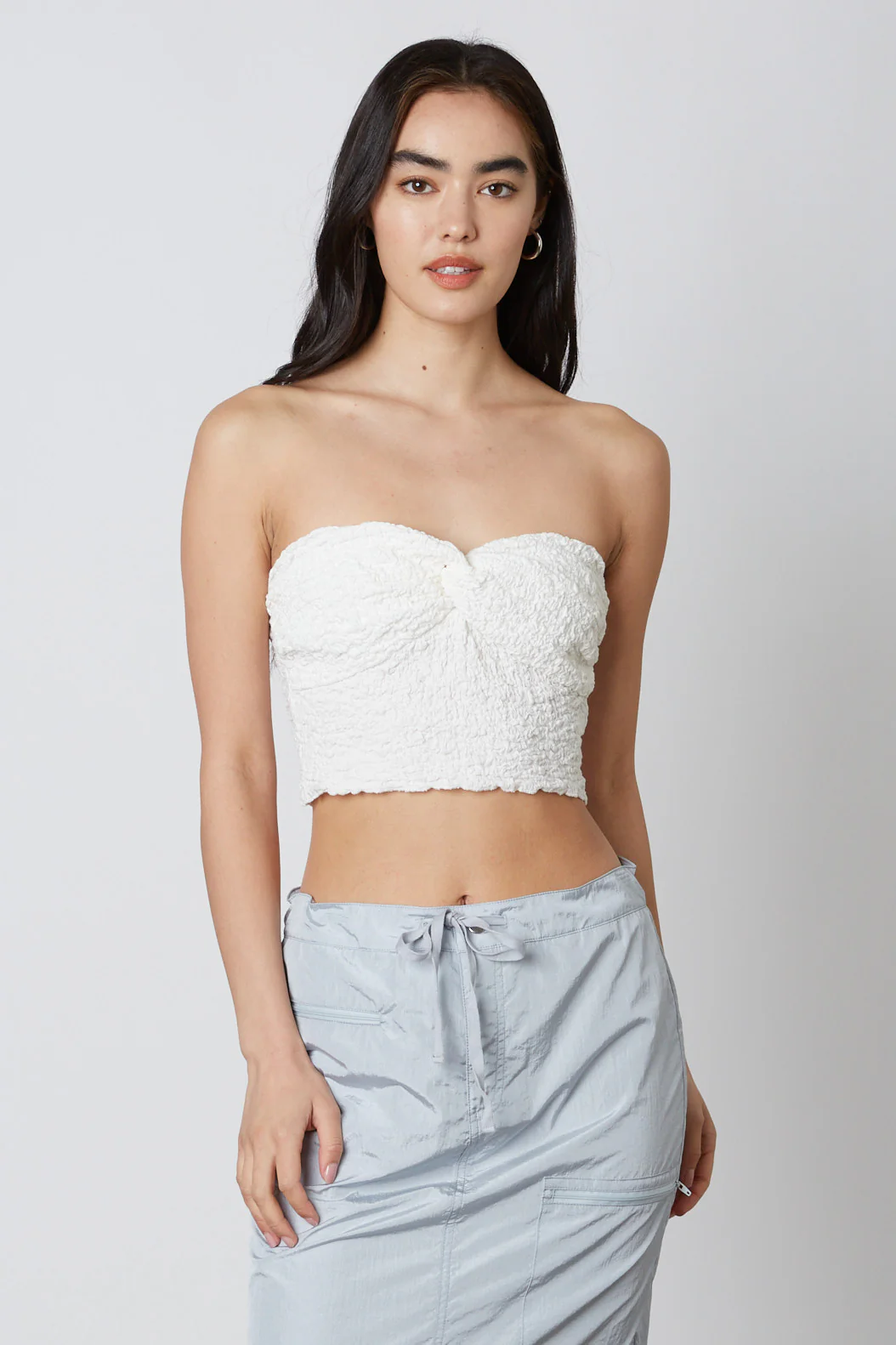 Crinkled Tube Top