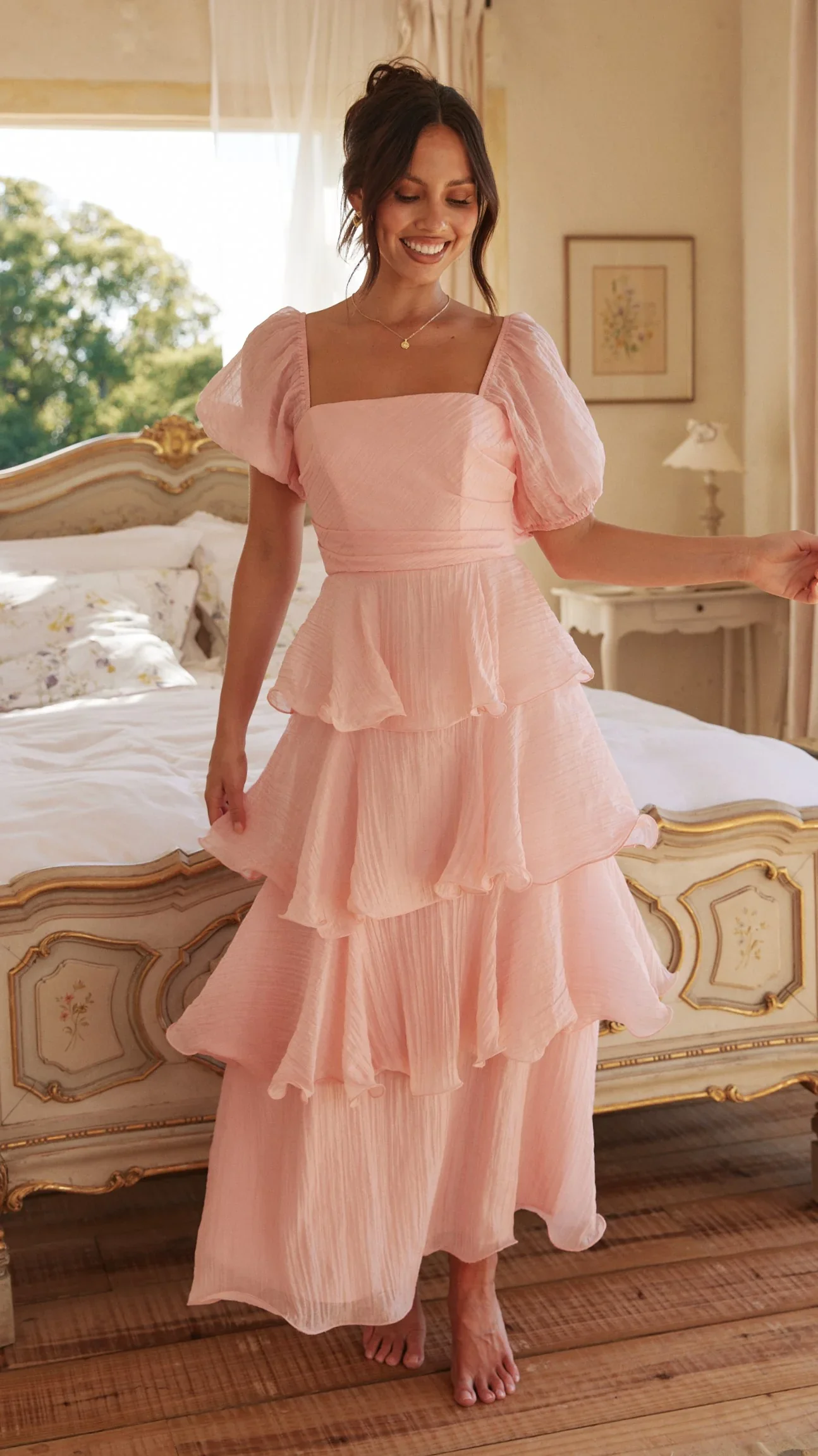 Lanelle Maxi Dress - Pink - luluinthesky