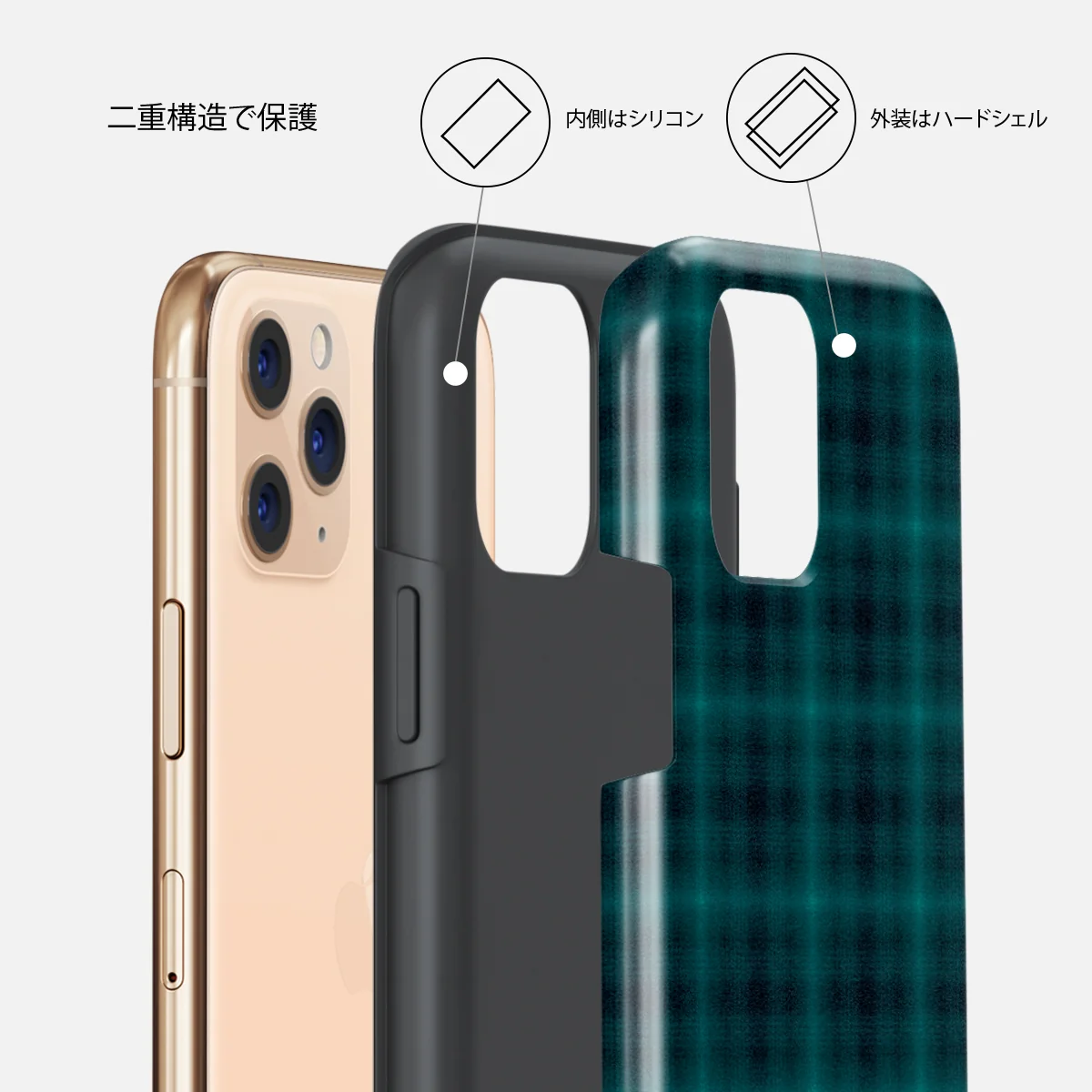Midnight Pine - iPhone 11 Pro ケース