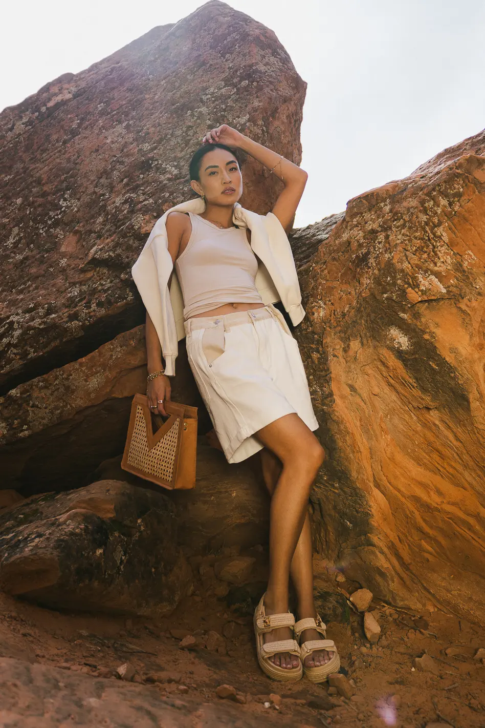 Kendall Tank in Tan