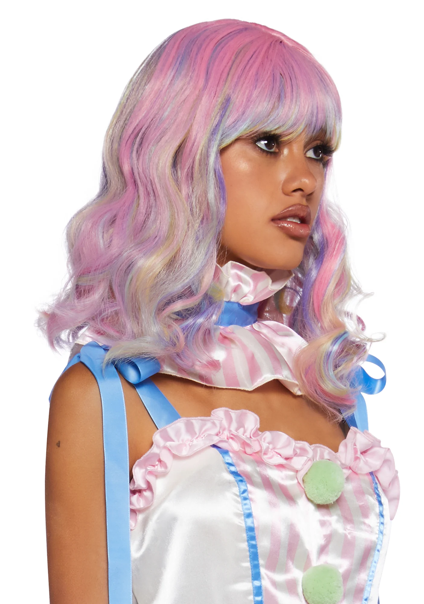 Bubblegum Bozo Bob Wig