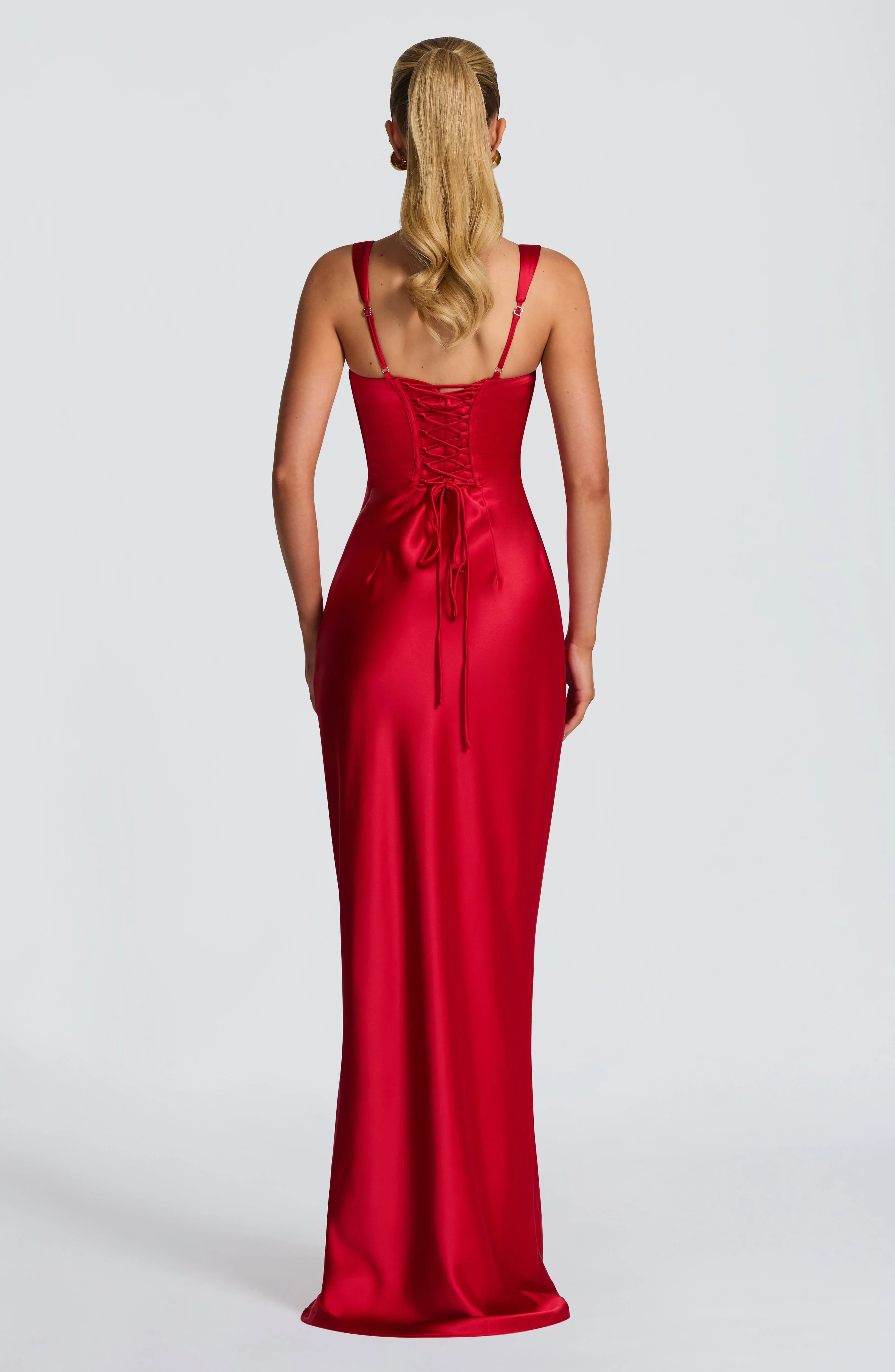 Calanthe Maxi Dress - Red