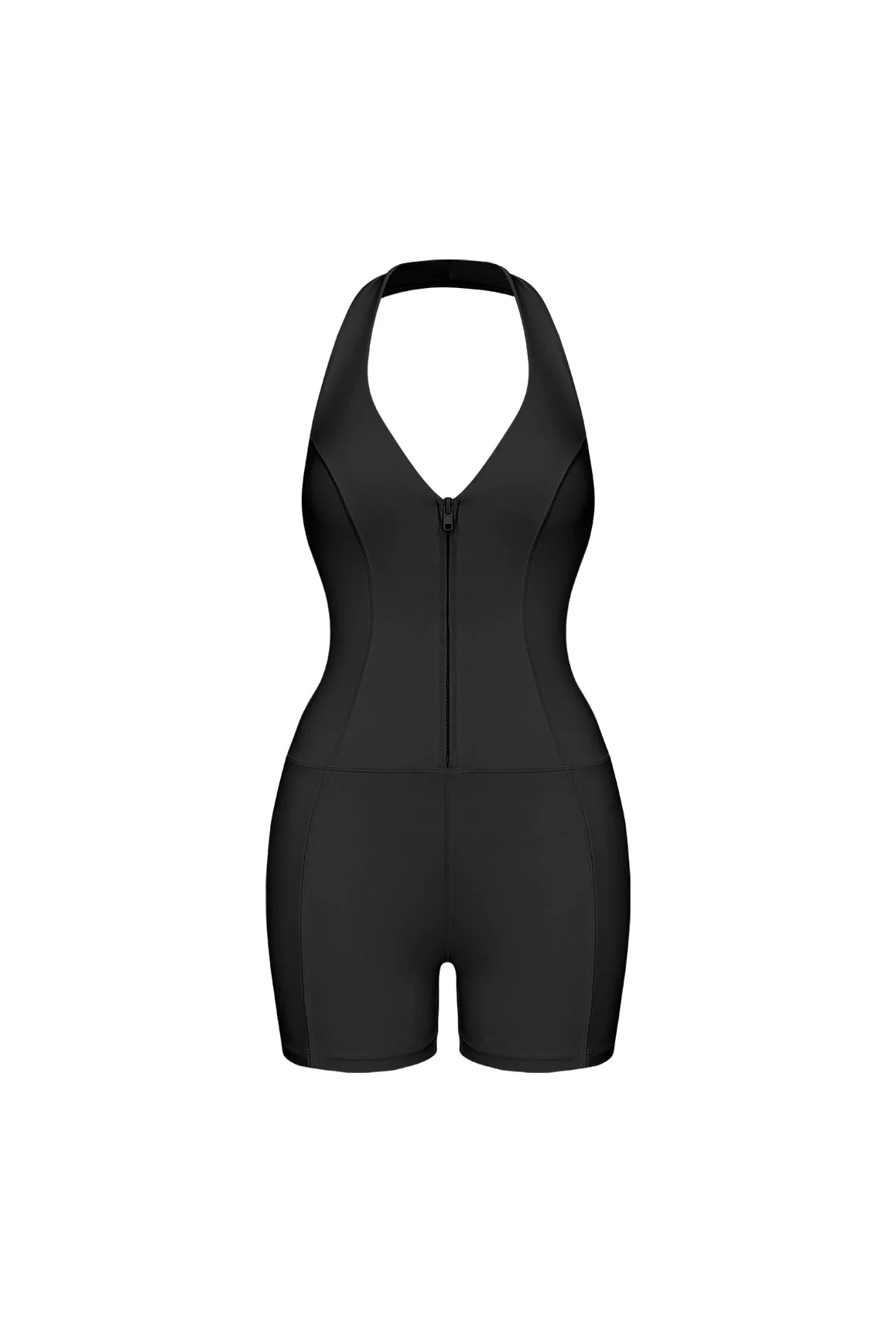 Riviera Hourglass Zip Front Romper