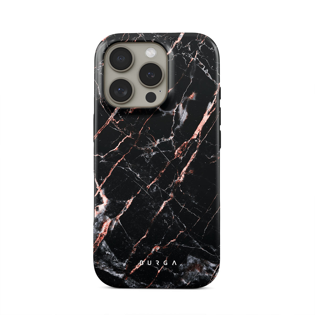 Rose Gold Marble - iPhone 16 Pro Max ケース