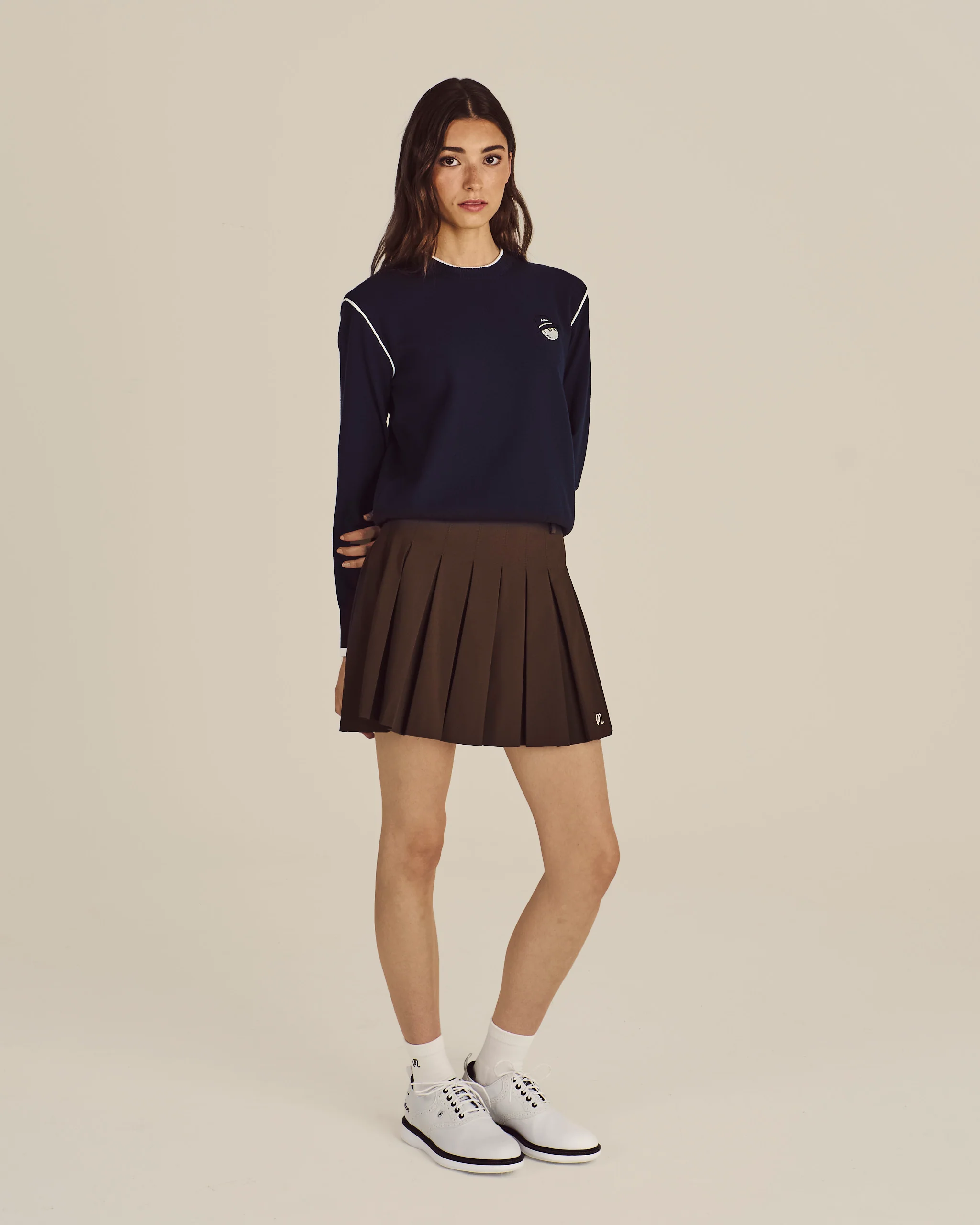 Studio Seoul High-Low Pleated Skirt