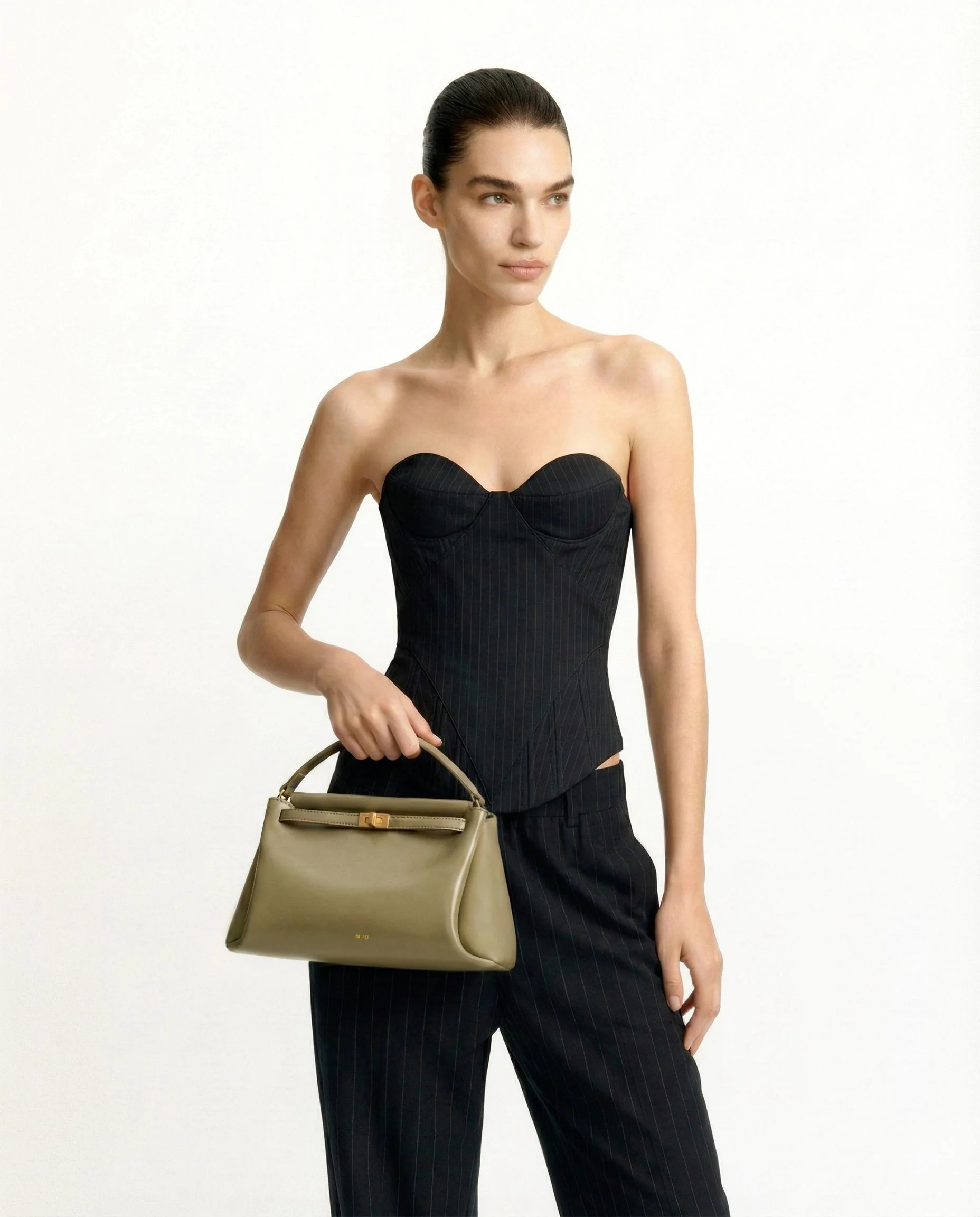Carmen Top Handle Bag - Green