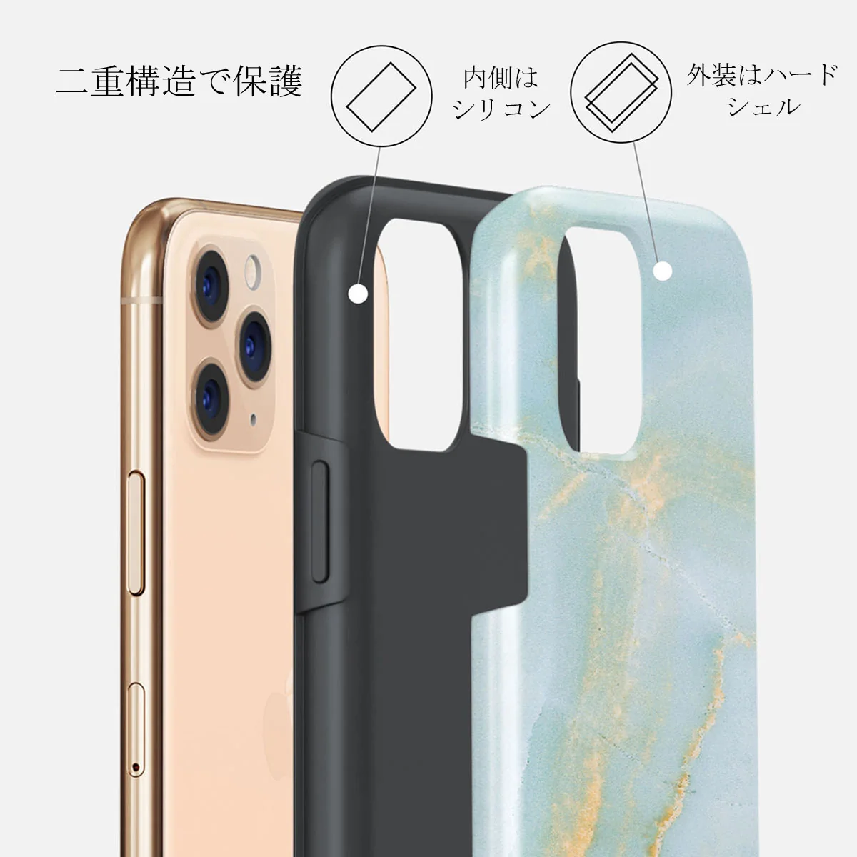 Sea Salt - iPhone 11 Pro Max ケース