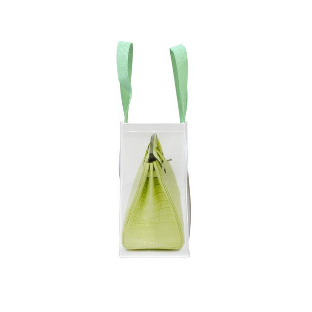 GroceryBags Creative Platinum Print Woven Bag Mint Green