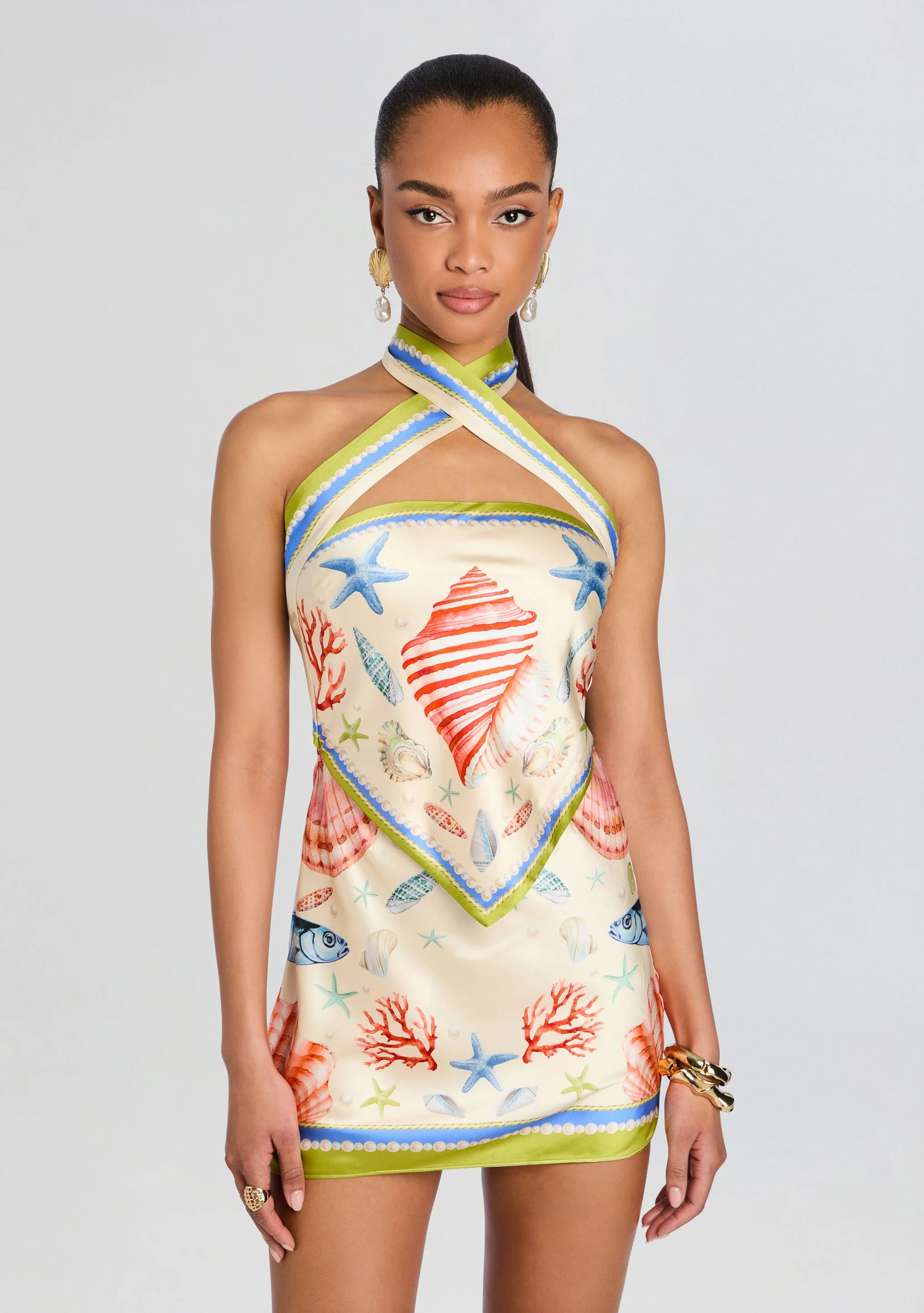 Cable Silk Mini Dress - luluinthesky