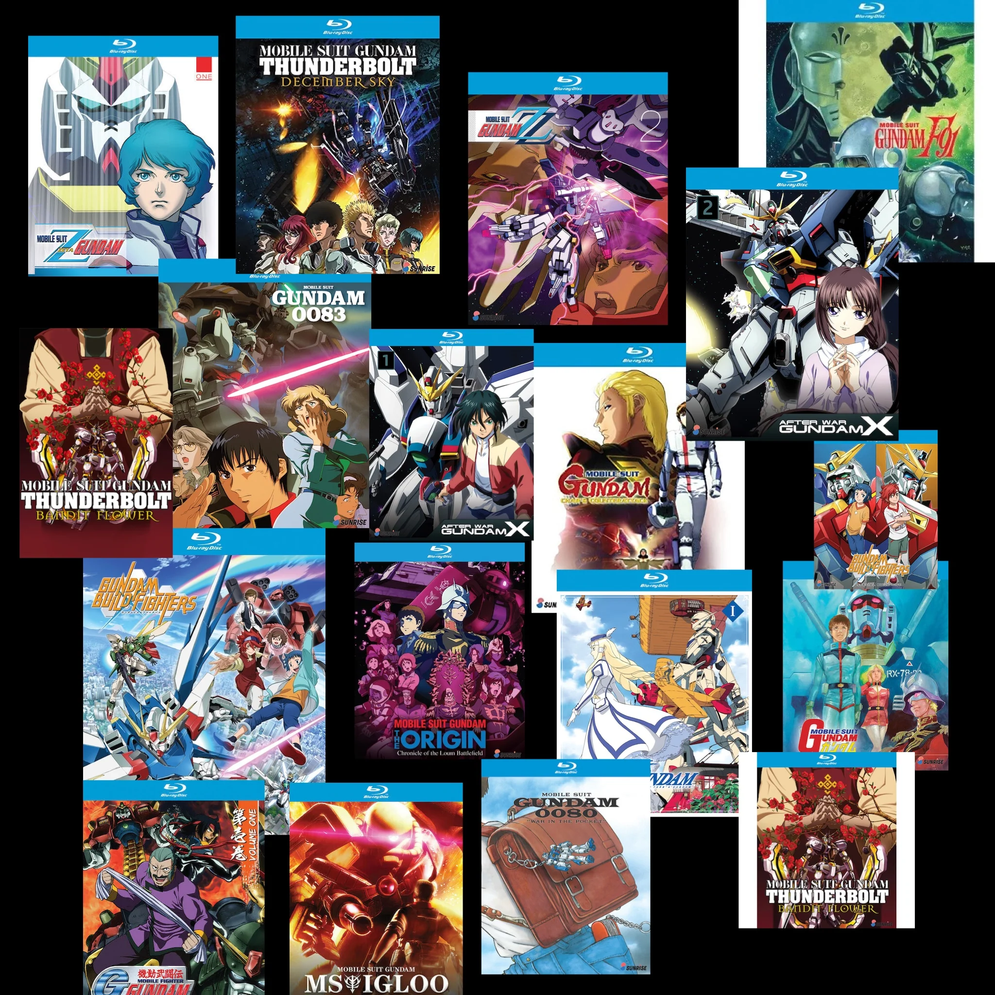 Gundam Blue-Rays Animes