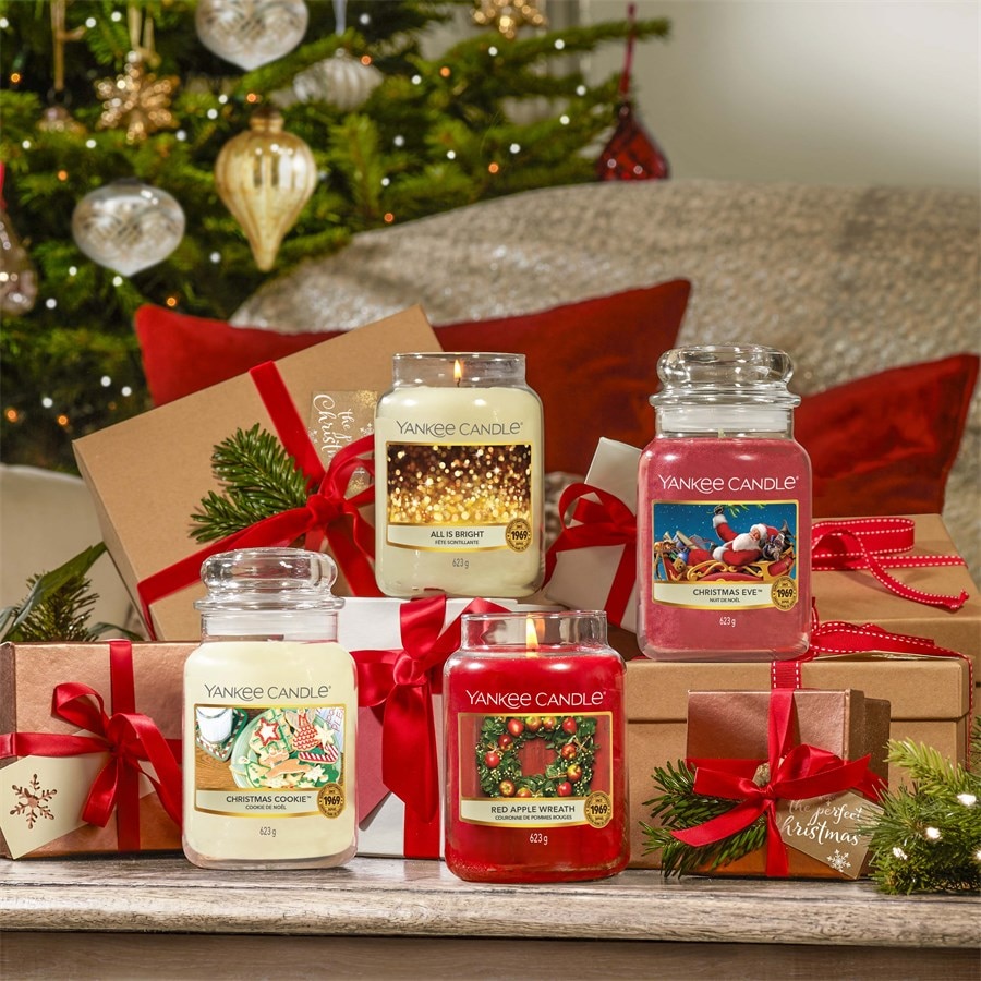 Yankee Candle Świece zapachowe Red Apple Wreath
