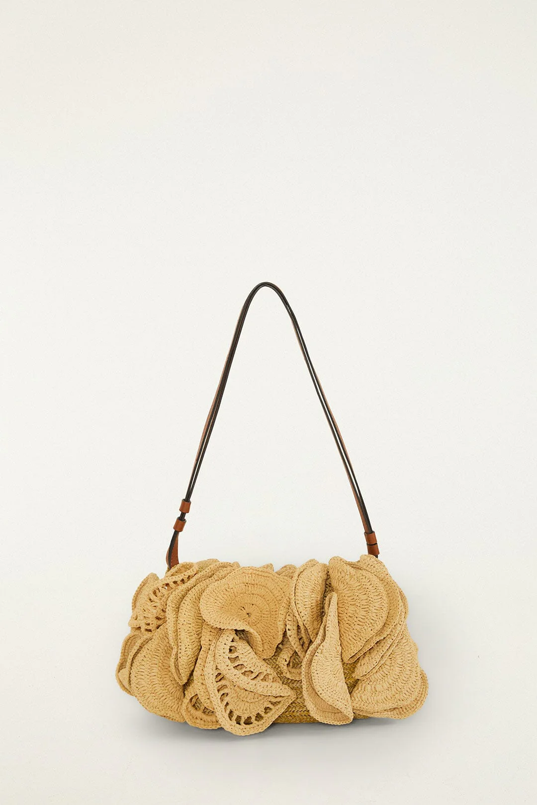 Raffia Flower Clutch