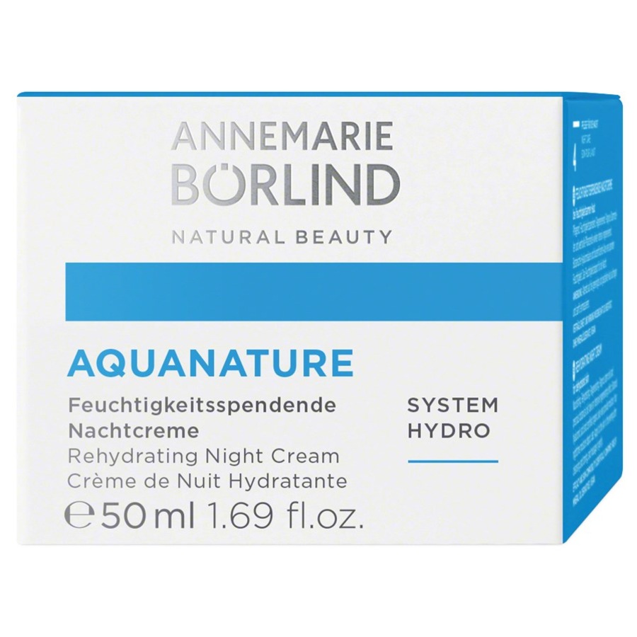 ANNEMARIE BÖRLIND AQUANATURE Nawilżający krem na noc