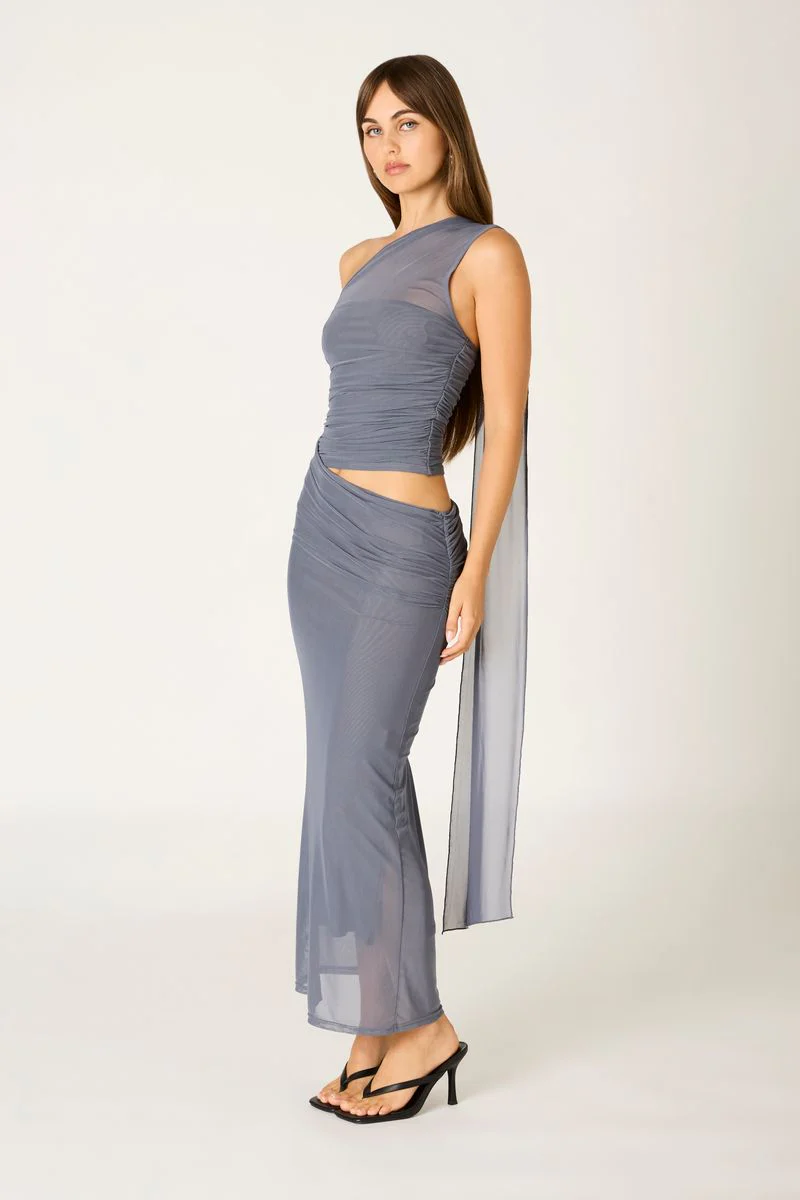Mesh Maxi Dress