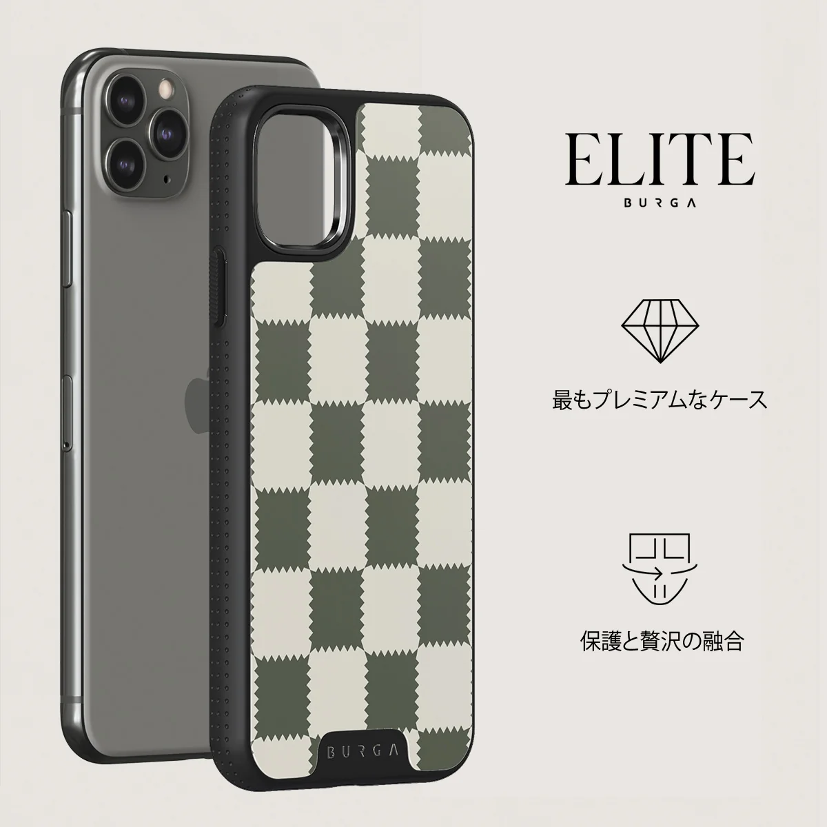 Retro Grid - iPhone 11 Pro Max ケース