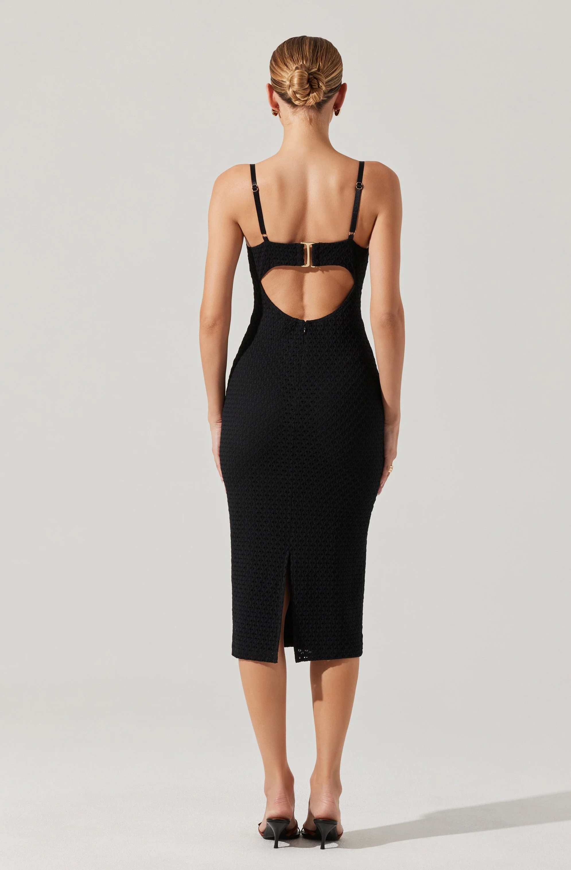 Jaida Bustier Bodycon Midi Dress - luluinthesky