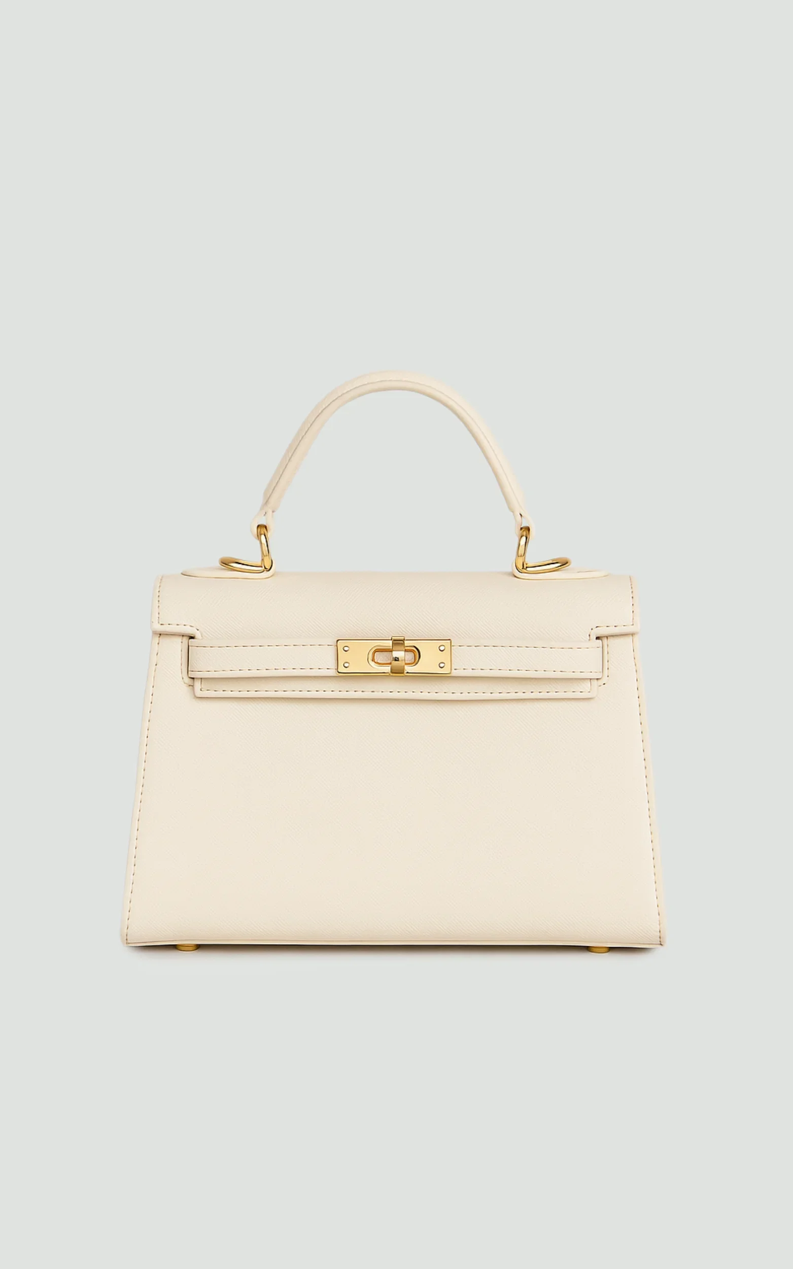 Hera Bag - Top Handle Crossbody Bag in Bone