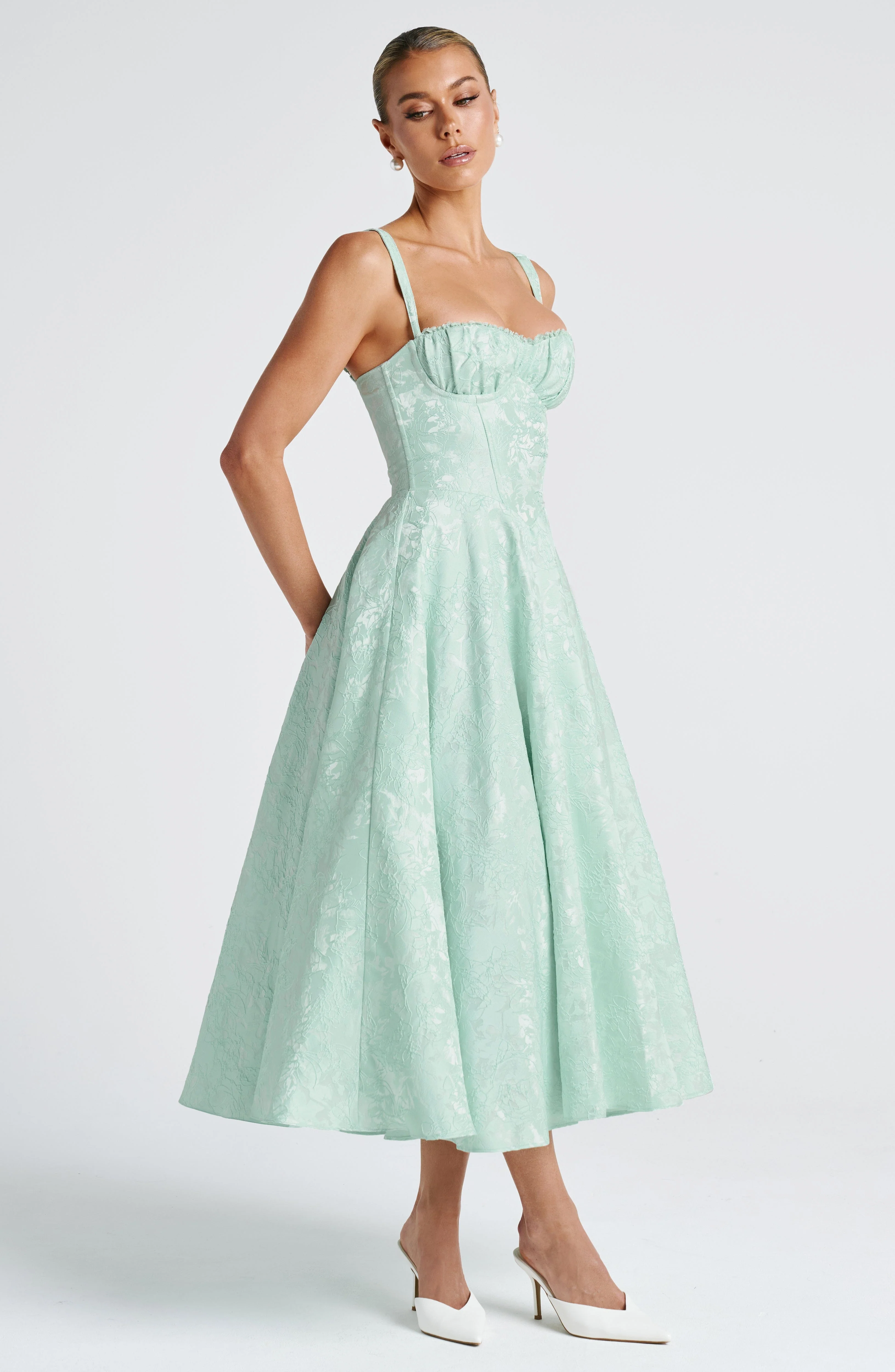 Amity Midi Dress - Mint